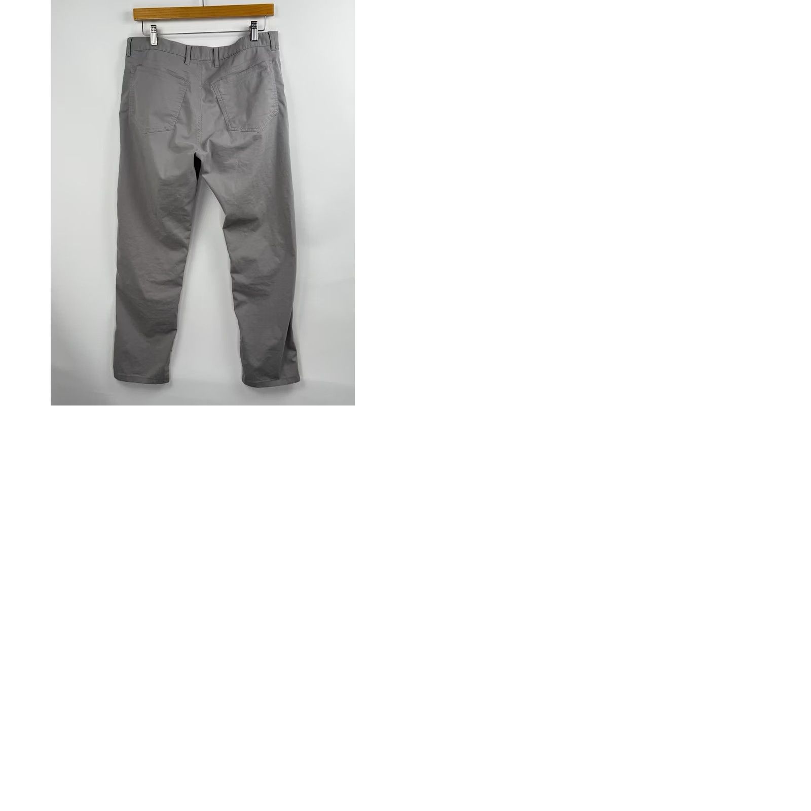 Faherty Faherty Mens Pants 32x28 Reserve Movement 5-Pocket Cotton Blend Chino Straight Leg Front Logo Pocket Size US 32 / EU 48 - 9 Thumbnail