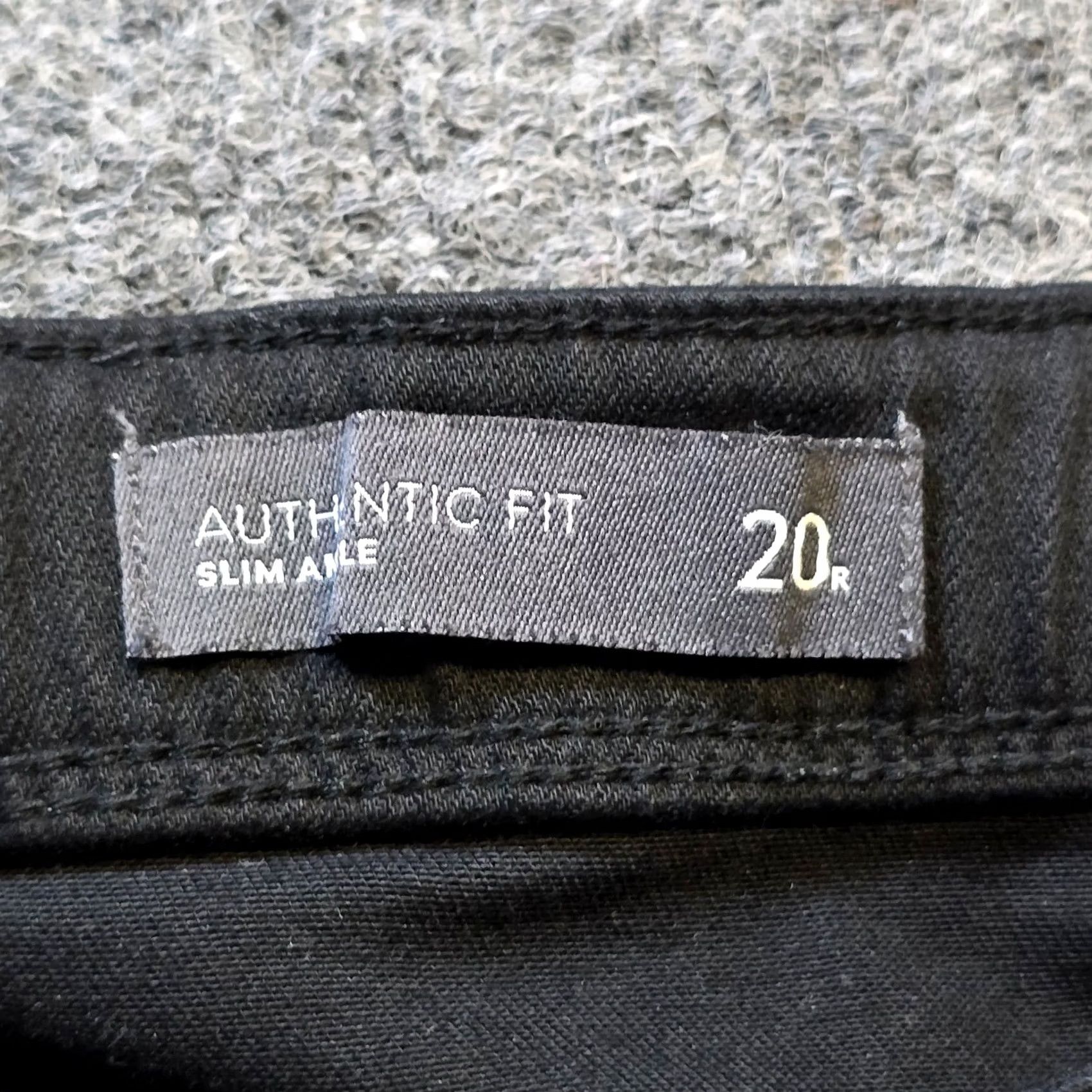 J. Jill J Jill Jeans Women Size 20 Black Denim Slim Ankle Mid Rise 5-Pocket Stretch Plus Womens Size 42" / US 20 - 5 Thumbnail