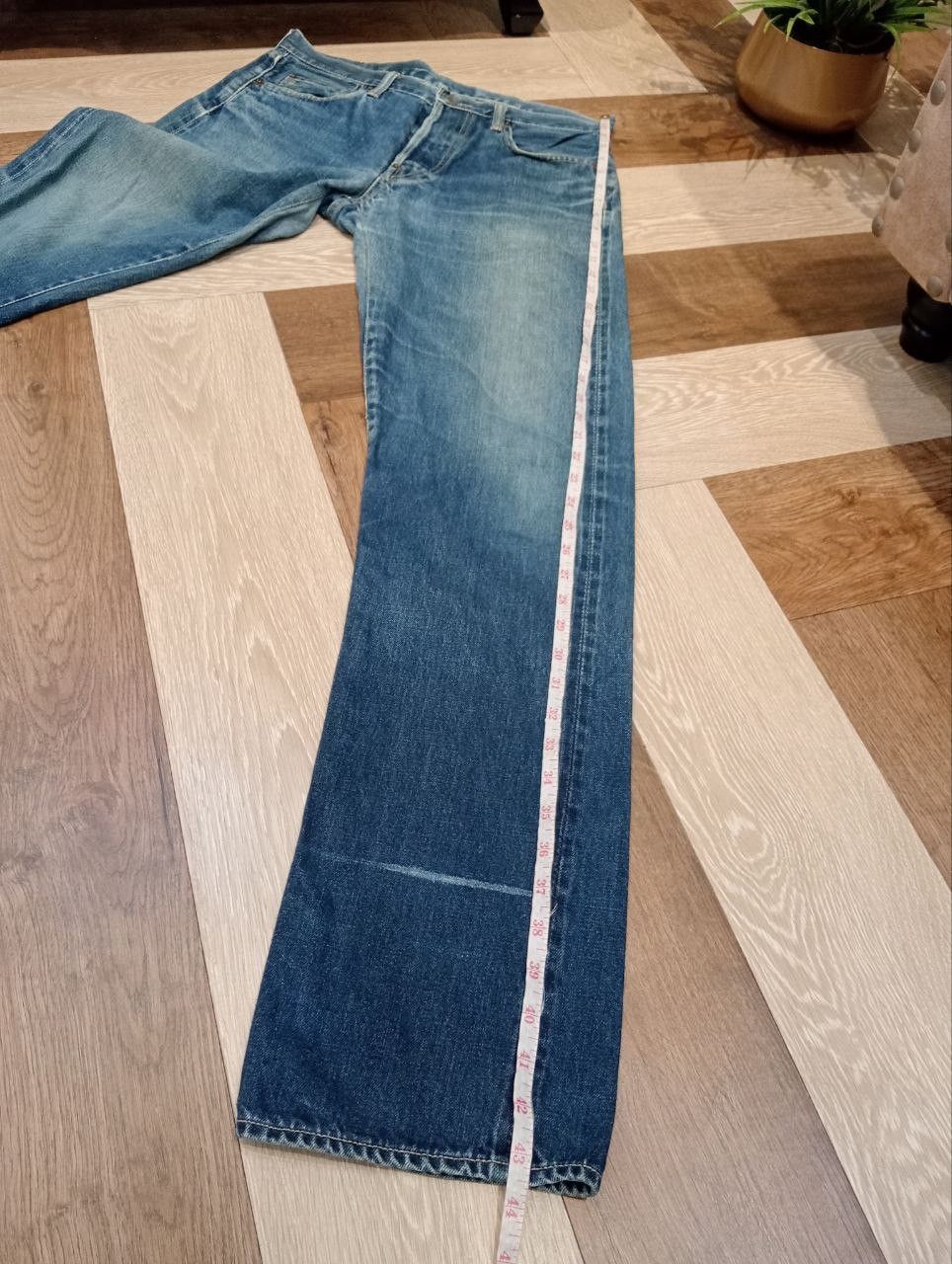 Hysteric Glamour VINTAGE HYSTERIC GLAMOUR KINKY BLUE DENIM SELVEDGE PANTS Size US 32 / EU 48 - 17 Thumbnail