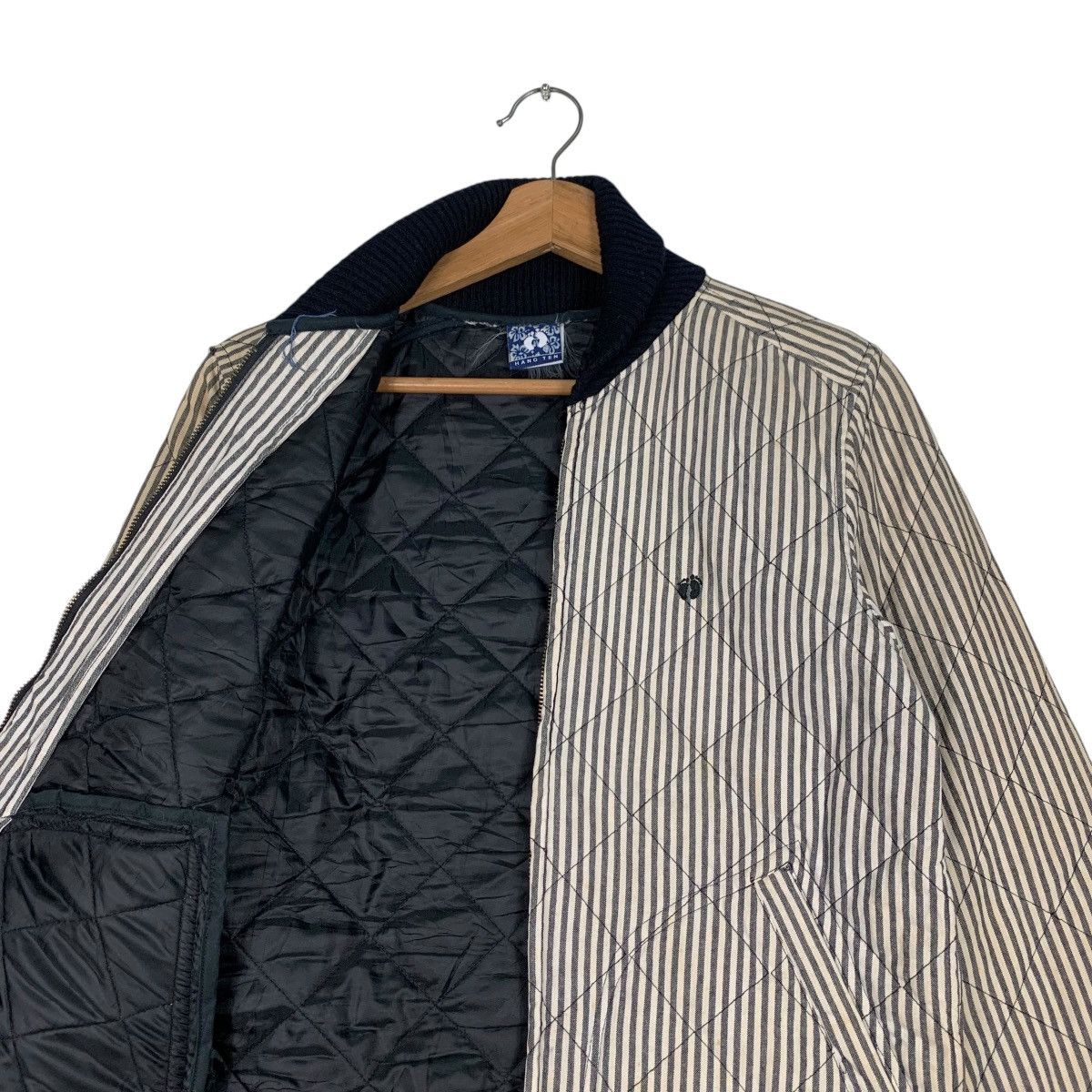 Hang Ten HANG TEN Hickory Stripe Quilted Bomber Jacket #1268-C57 Size US M / EU 48-50 / 2 - 10 Thumbnail
