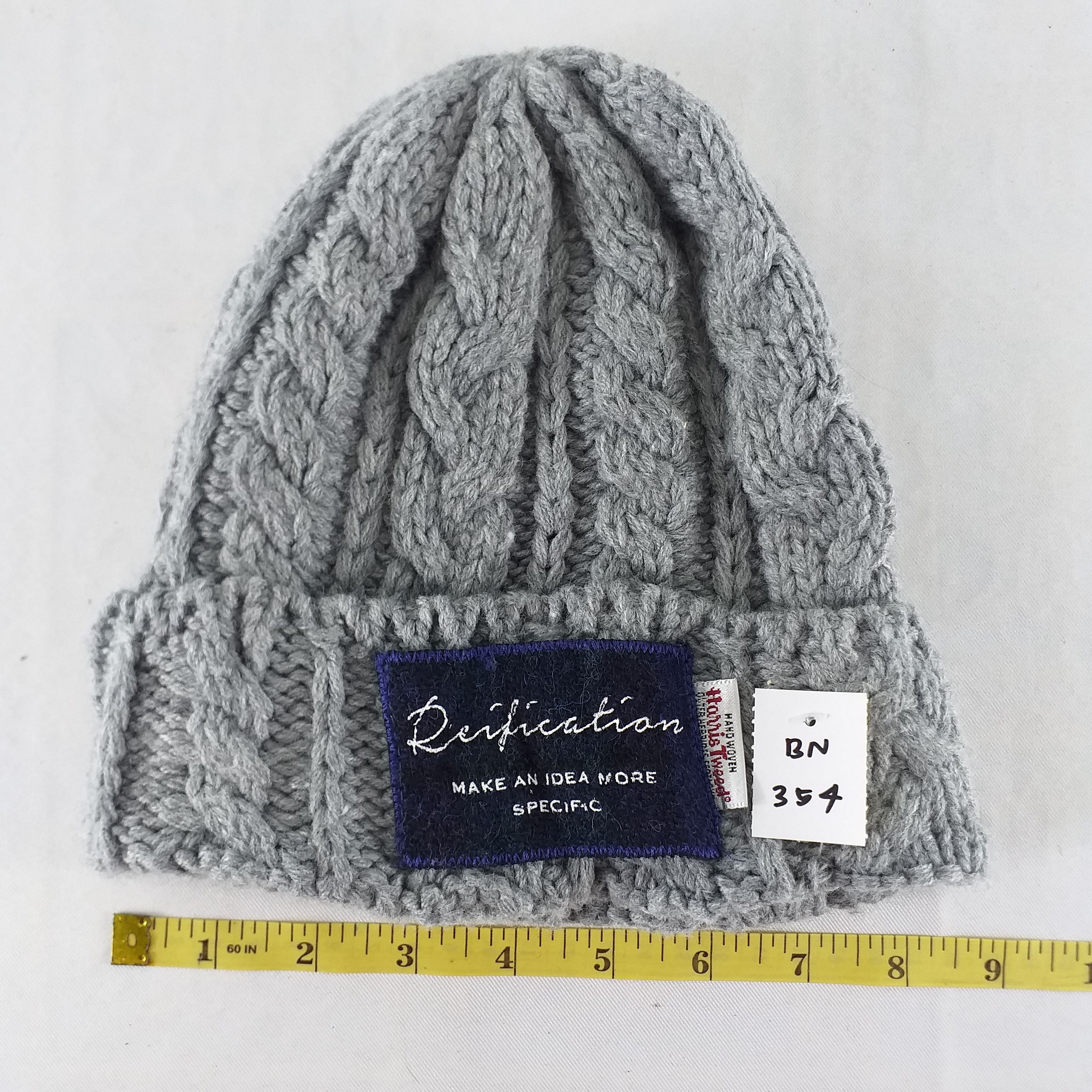 Harris Tweed Harris Tweed Plain Snow Cap Hat Beanie -BN354 Size ONE SIZE - 3 Thumbnail