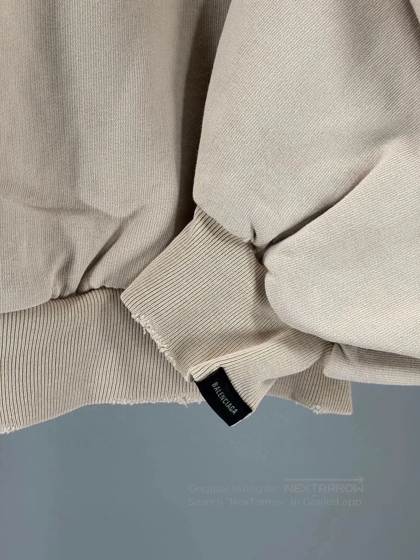 Balenciaga balenciaga unisex hooded sweatshirt with distressing. Size US L / EU 52-54 / 3 - 2 Thumbnail