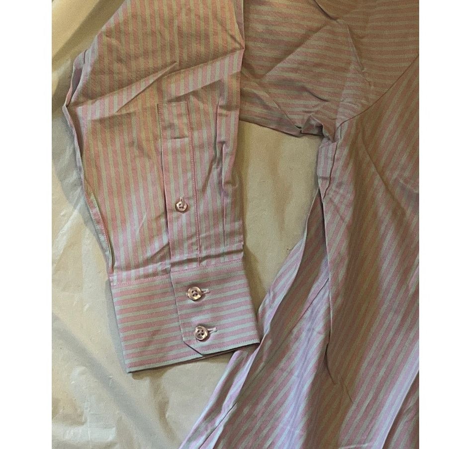 Thomas Pink Thomas Pink Slim Fit 17.5 / 44 cm Button Down Dress Shirt Size US S / EU 44-46 / 1 - 4 Thumbnail