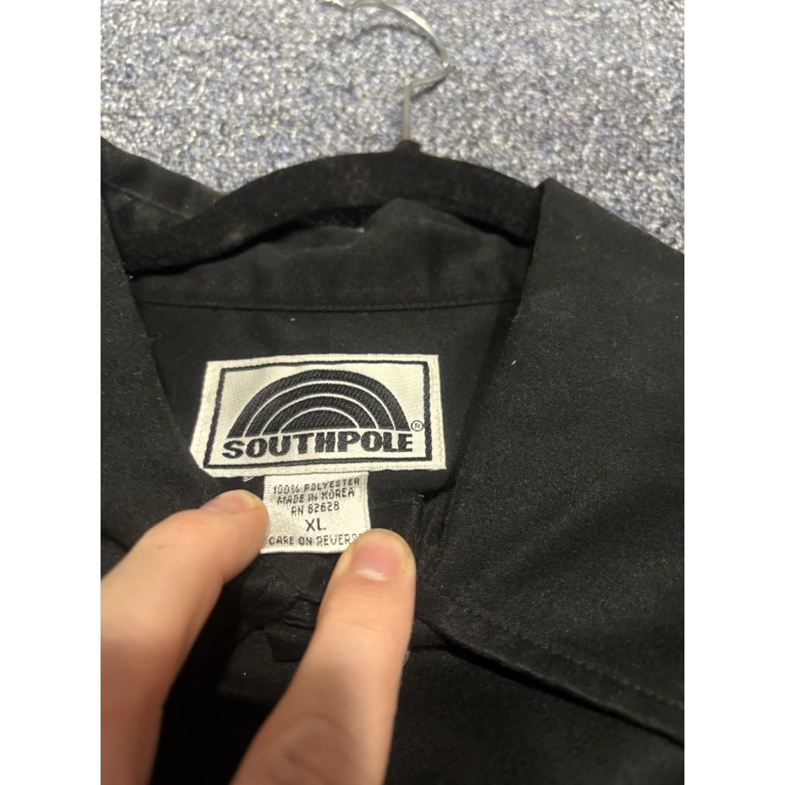 Southpole VINTAGE Southpole Button-Up Shirt XL Black Size US XL / EU 56 / 4 - 2 Thumbnail