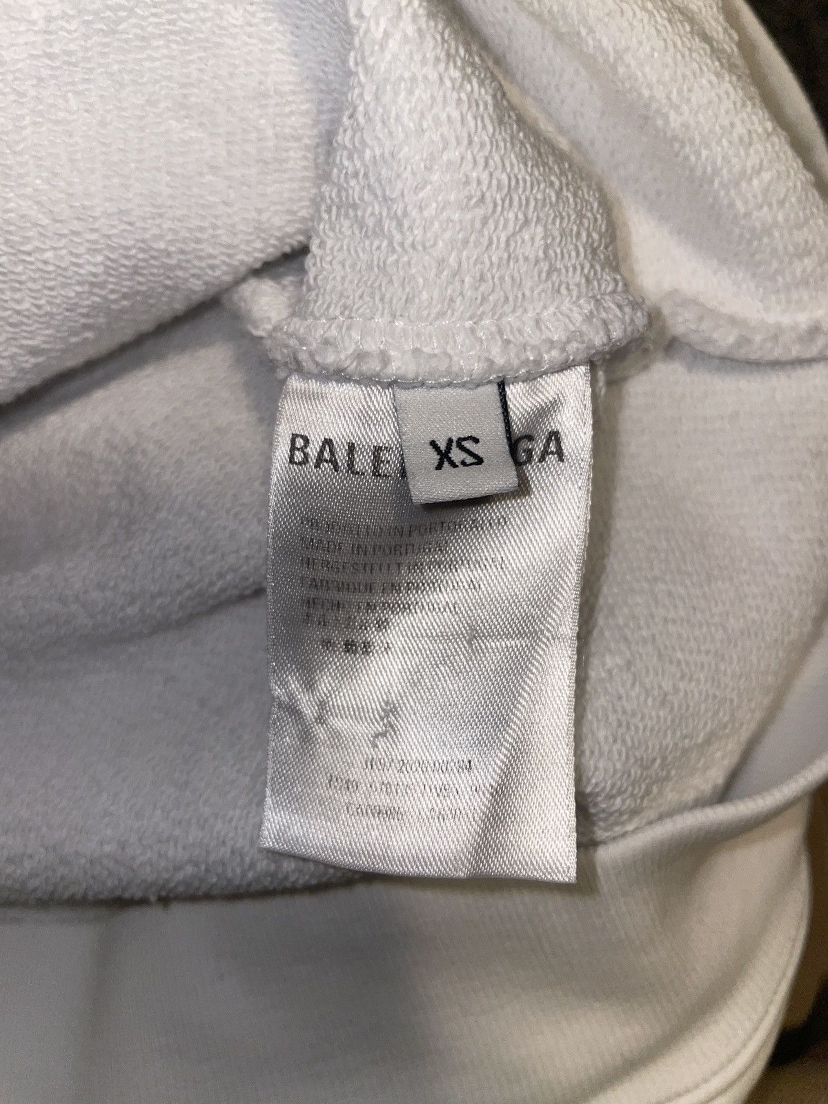 Balenciaga White balenciaga logo hoodie Size US M / EU 48-50 / 2 - 3 Thumbnail