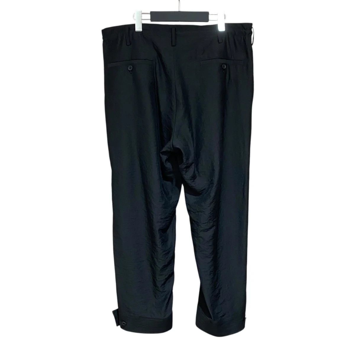 Yohji Yamamoto Yohji Yamamoto pour homme/ 25SSRy／Ny／Cu LAWN BELT HEM PANTS Size US 37 - 2 Thumbnail
