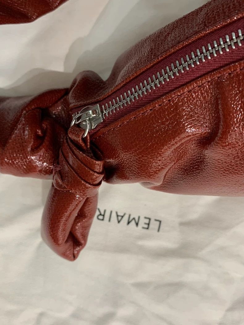 Lemaire Lemaire brick red coated horn bag Size ONE SIZE - 4 Thumbnail