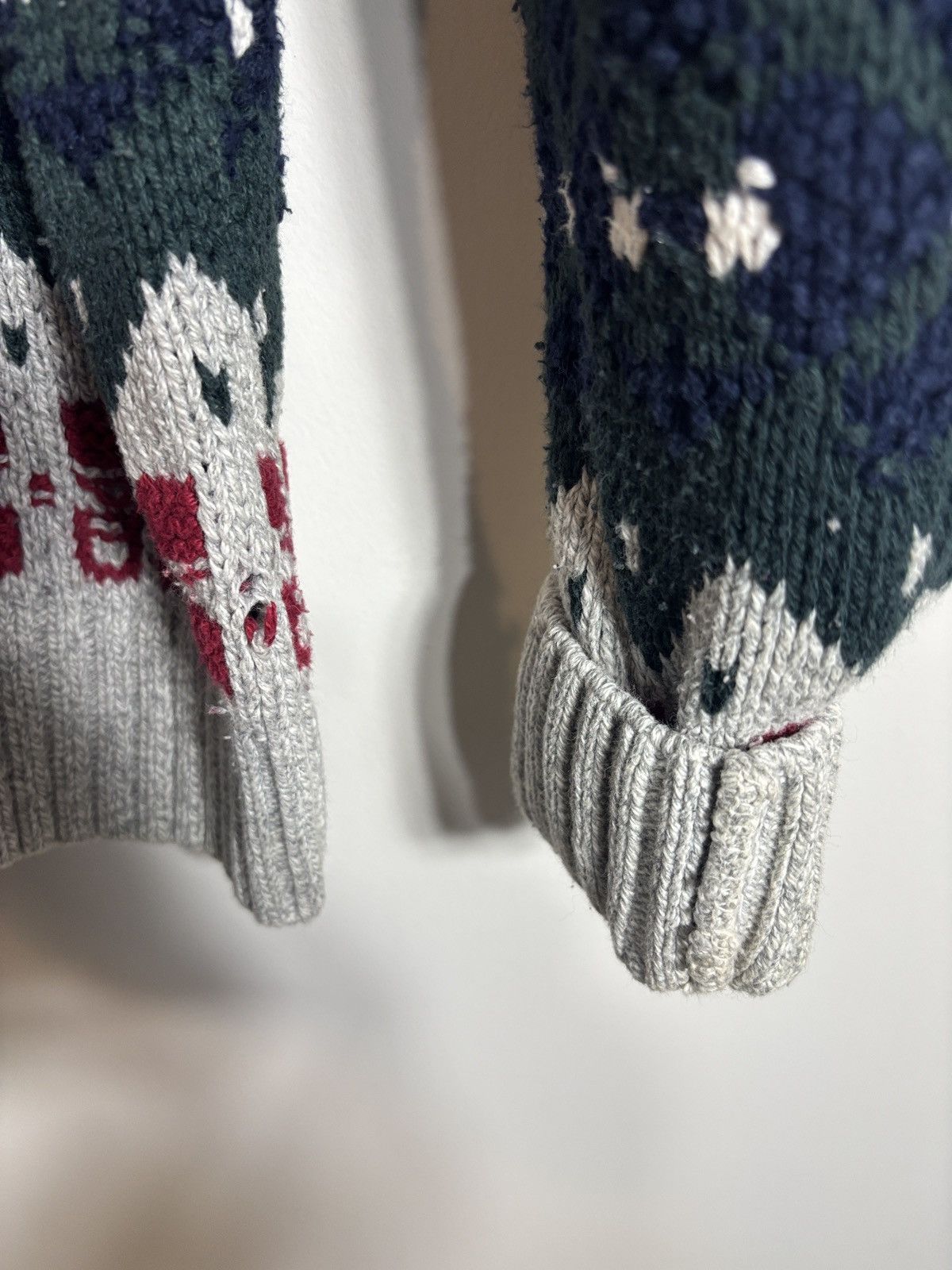 Vintage Vintage 90s Adirondack Cotton Knit Sweater USA Large Size US L / EU 52-54 / 3 - 4 Thumbnail