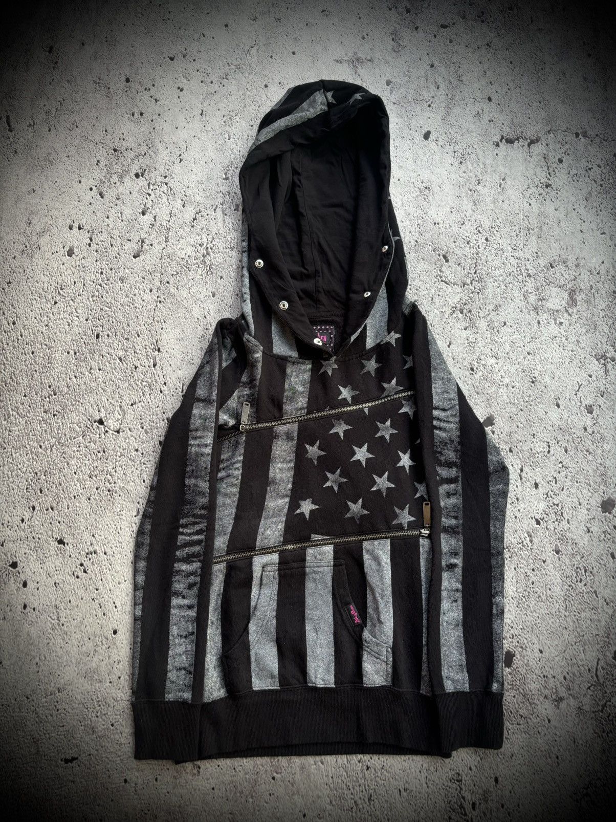 Hysteric Glamour Abey Dawa Multi star zipper ifsix lgb punk style Hoodie Size US XS / EU 42 / 0 - 5 Thumbnail