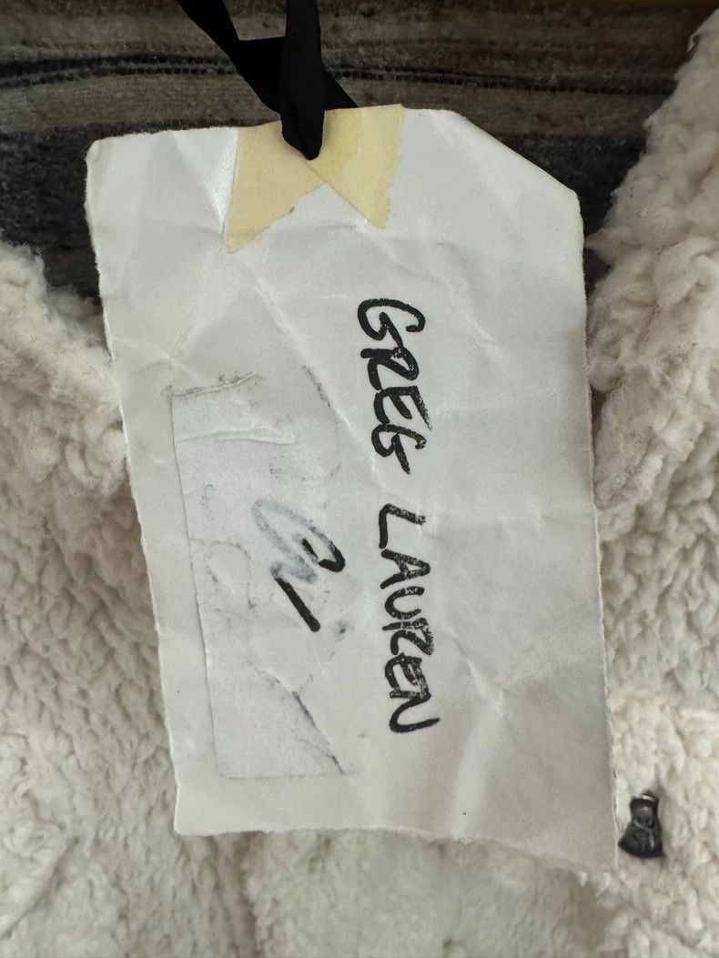 Greg Lauren greg lauren Fleece denim paneled jacket 2502-Nextarrow Size US XL / EU 56 / 4 - 4 Thumbnail