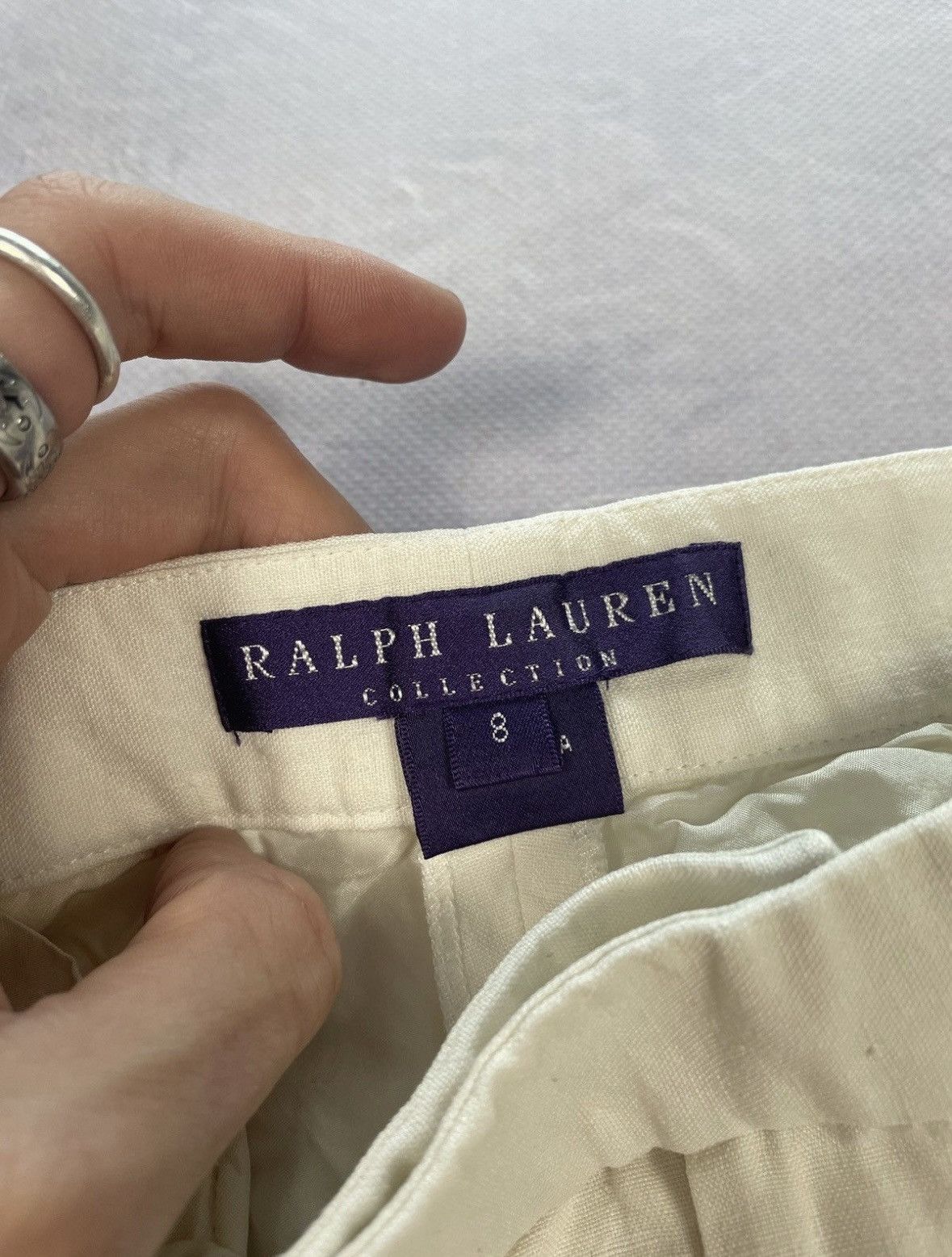 Ralph Lauren Purple Label Linen Trousers
