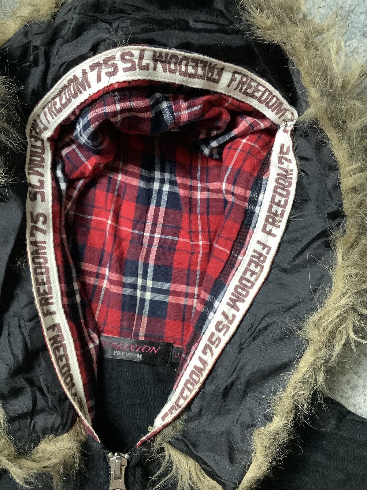 Designer × If Six Was Nine × Le Grande Bleu (L.G.B.) Thruxton Faux Fur Hoodies Like If6w9 LGB style Size US L / EU 52-54 / 3 - 5 Thumbnail