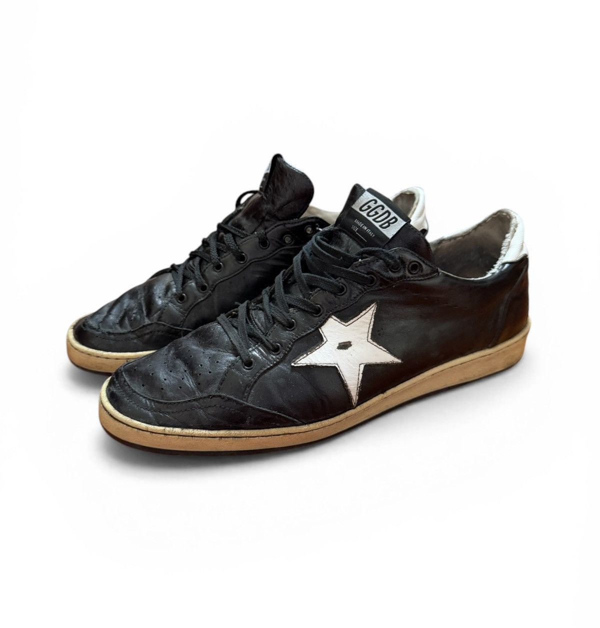 Golden Goose Golden Goose BallStar leather sneakers Size US 12 / EU 45 - 2 Thumbnail