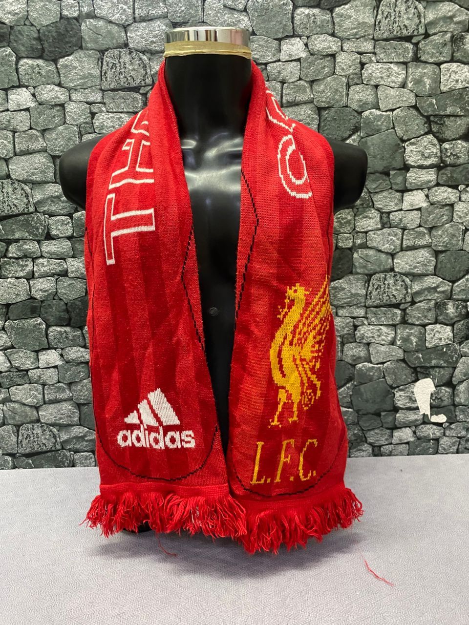 Adidas Vintage Y2k Adidas Liverpool Scarf Size ONE SIZE - 3 Thumbnail
