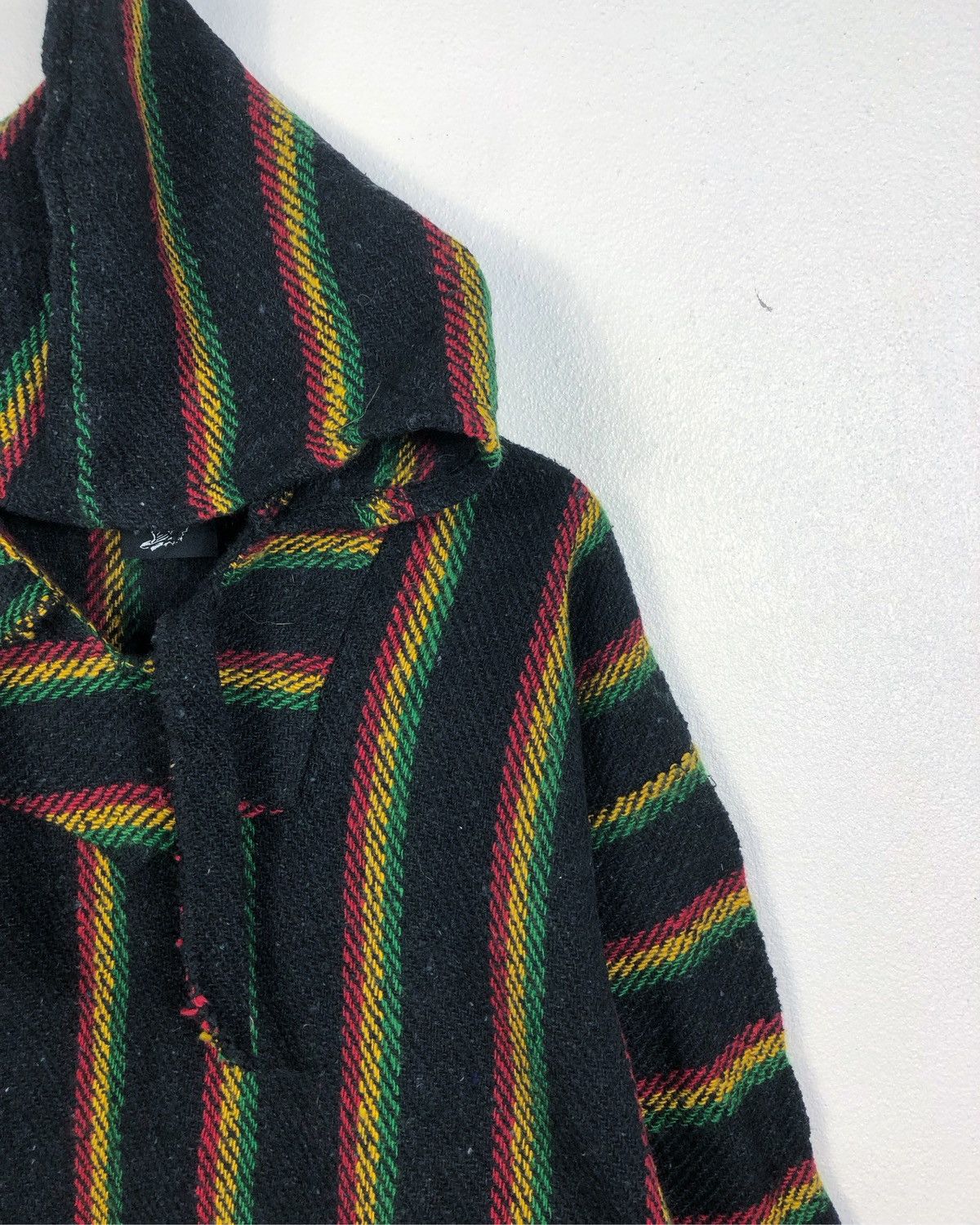 Mexican Threads Rare Vintage Baja Billy's Rasta Mexican Drug Rugs Hoodie Size US XL / EU 56 / 4 - 3 Thumbnail