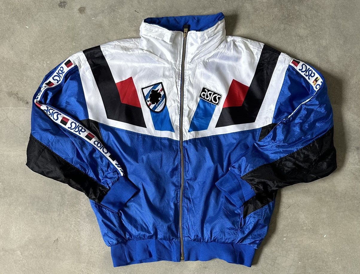Asics VINTAGE ASICS SAMPDORIA TRAINING JACKET Size US L / EU 52-54 / 3 - 1 Thumbnail