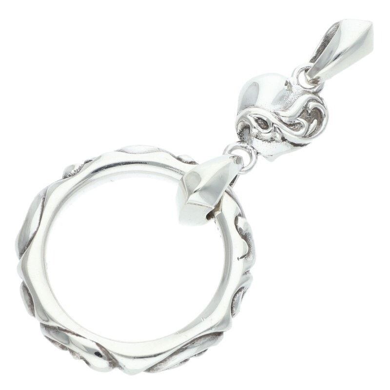 Chrome Hearts Chrome Hearts Silver Necklace with Heart Charm Size ONE SIZE - 1 Thumbnail