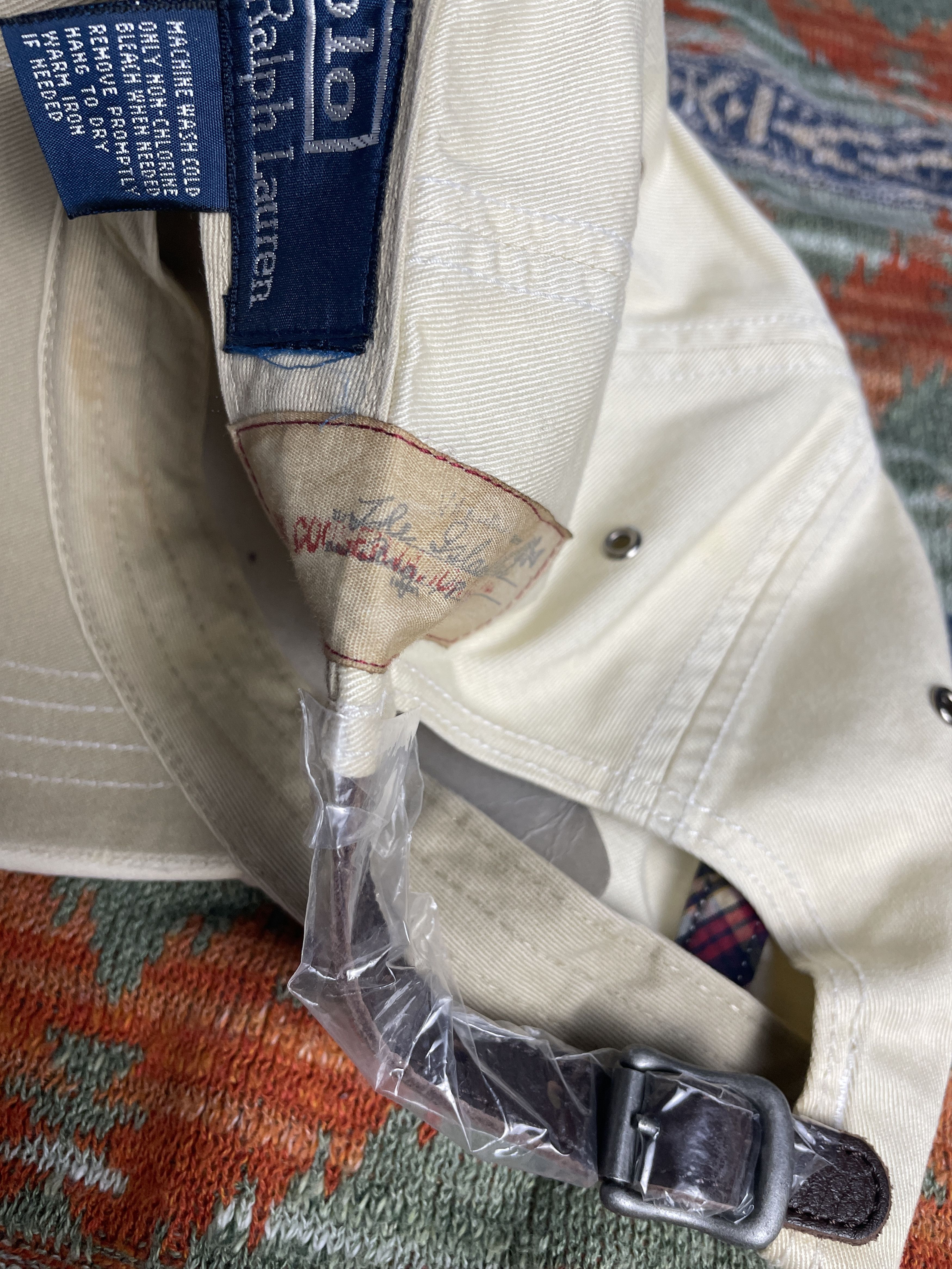Polo Ralph Lauren Polo Ralph Lauren Rare Leather Baseball Hat cap Size ONE SIZE - 7 Thumbnail