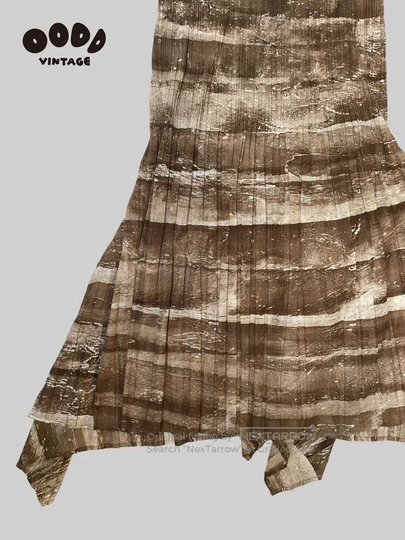 Issey Miyake Issey Miyake Irregular Tower Ruffle Dress Size L / US 10 / IT 46 - 6 Thumbnail