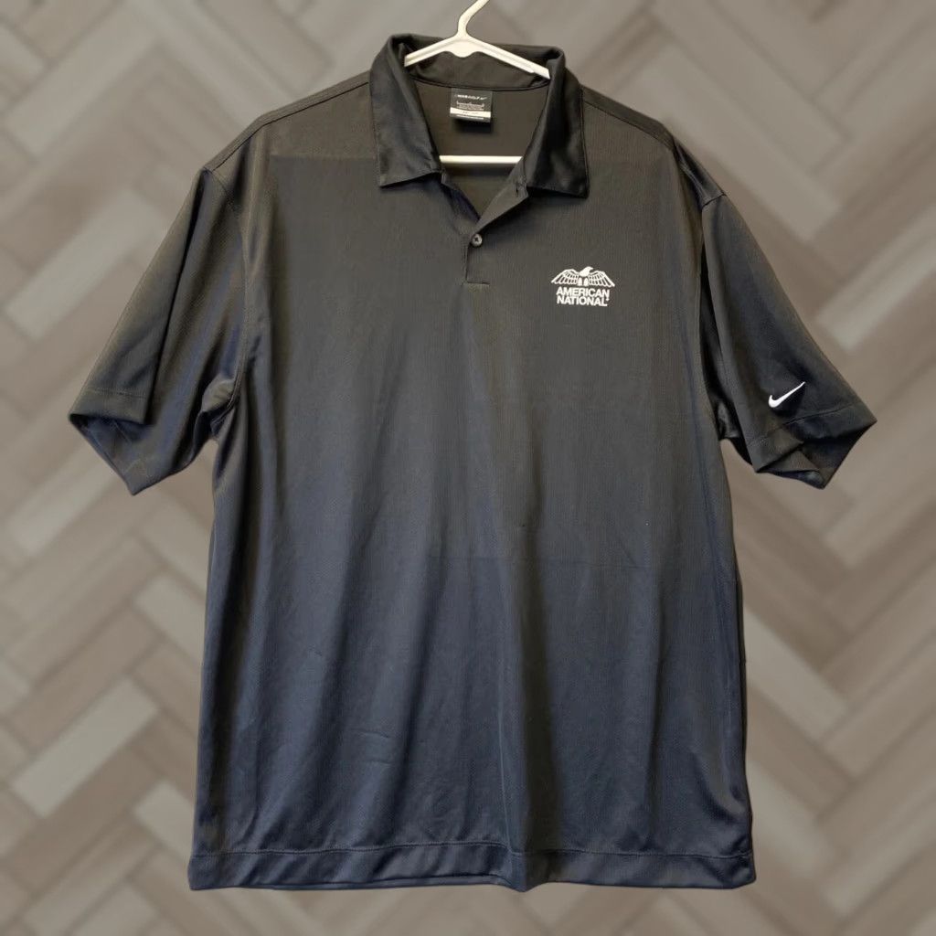Nike Nike Golf Polo Shirt Mens Large Black Short Sleeve Dri-Fit American NWOT/ 36-65 Size US L / EU 52-54 / 3 - 1 Thumbnail