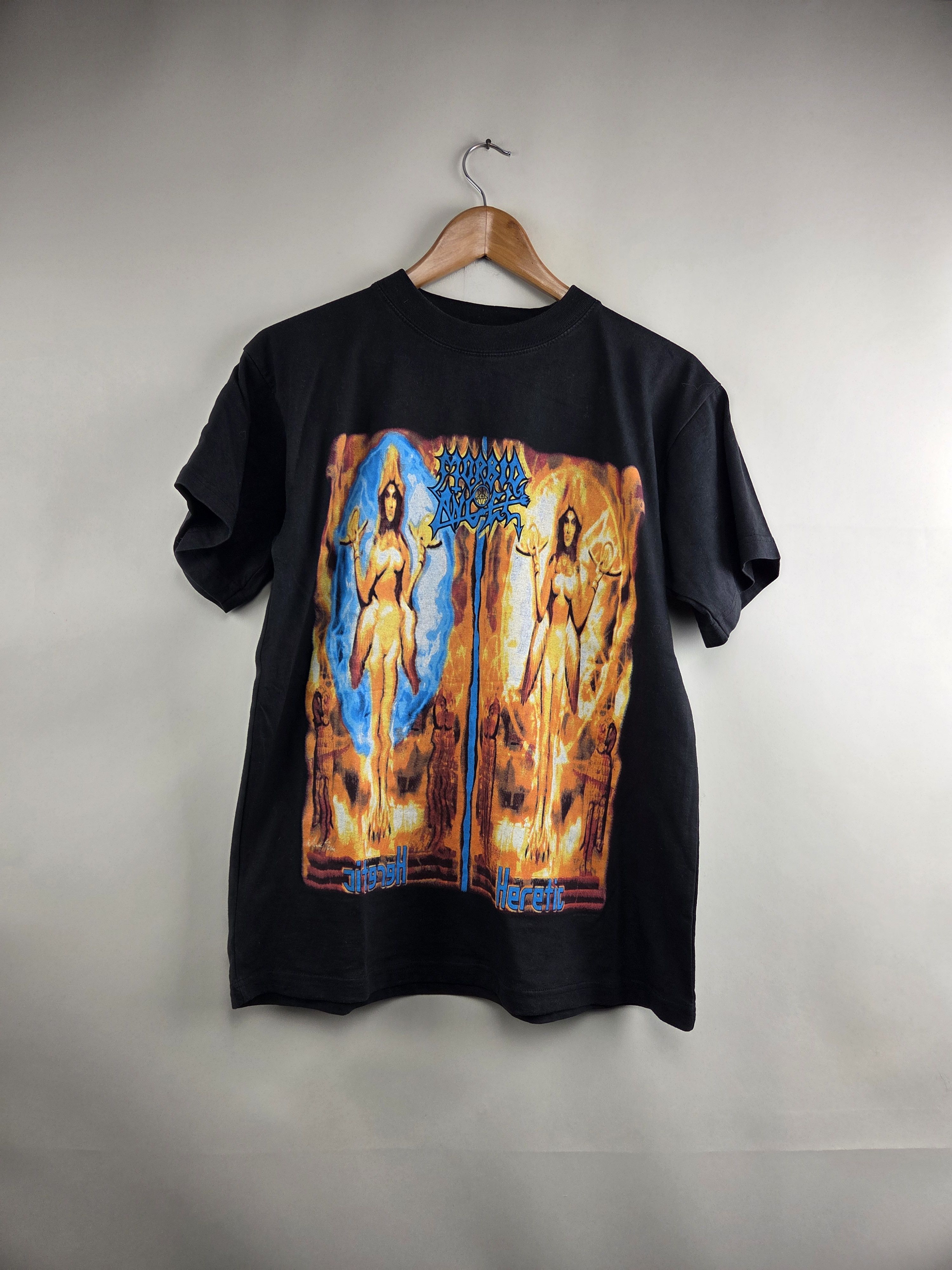 Band Tees × Vintage 2003 Morbid Angel Heretic L 19.5" 26.5" Size US L / EU 52-54 / 3 - 8 Thumbnail