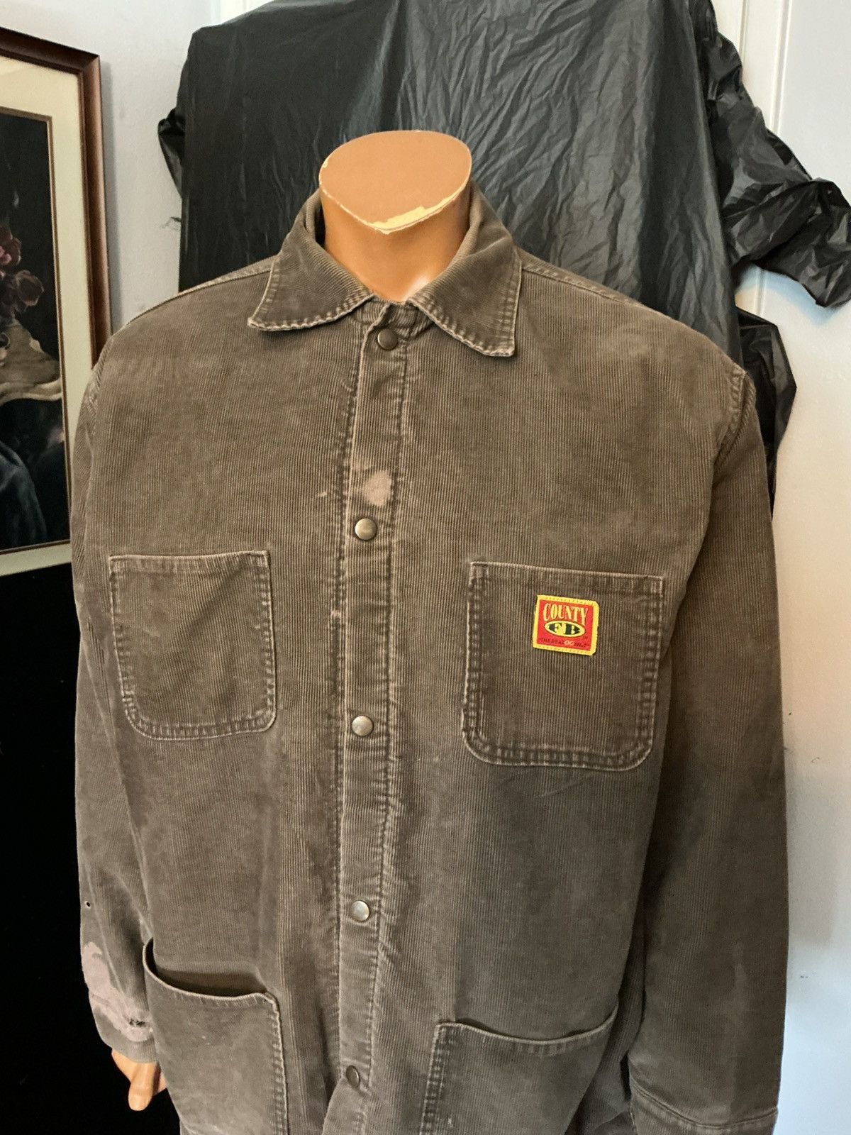 Vintage Vintage FB County Real OG Frisco Corduroy Workwear Jacket Size US XXL / EU 58 / 5 - 20 Thumbnail