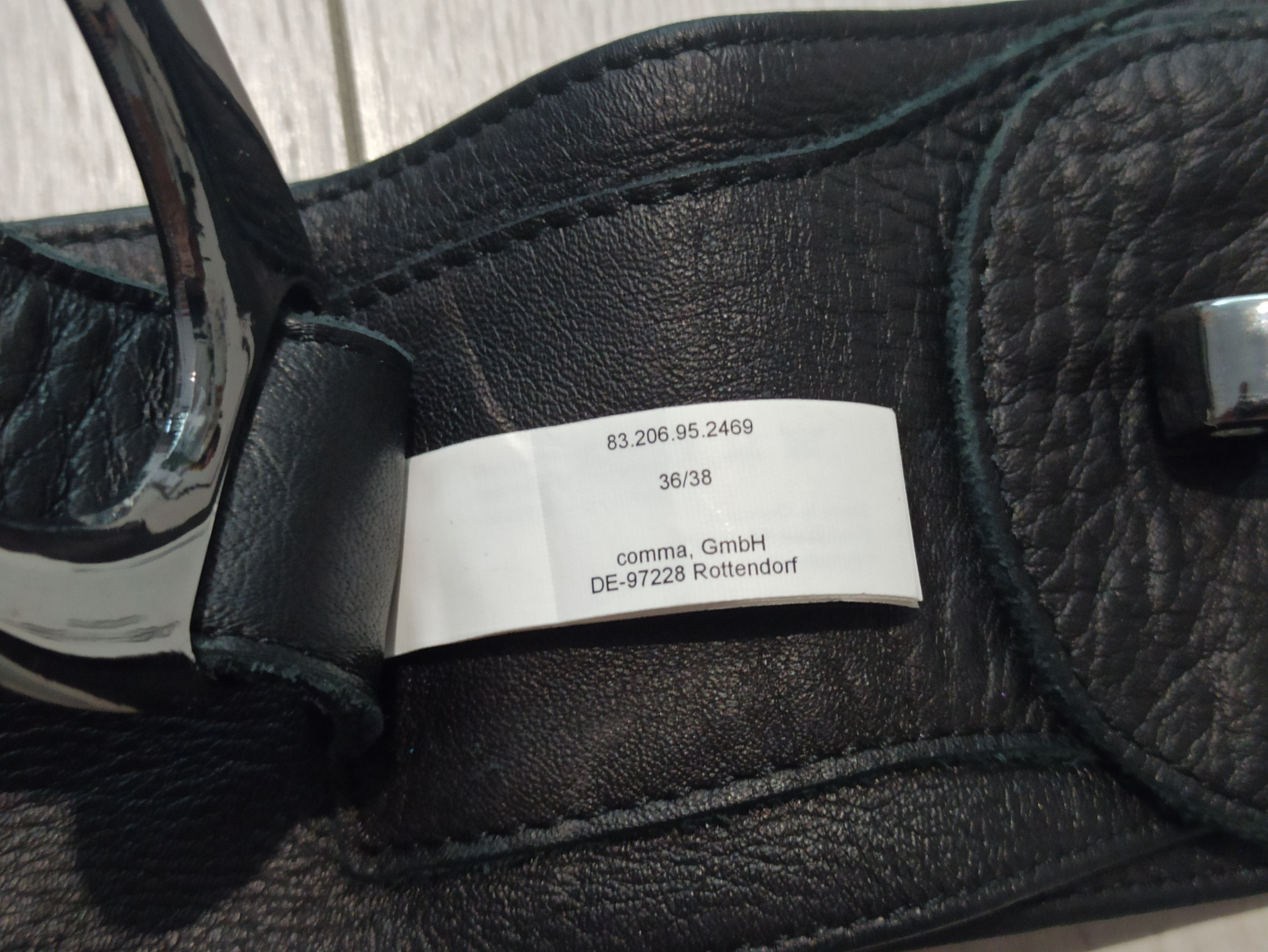 Designer × Leather Comma leather belt Size ONE SIZE - 4 Thumbnail