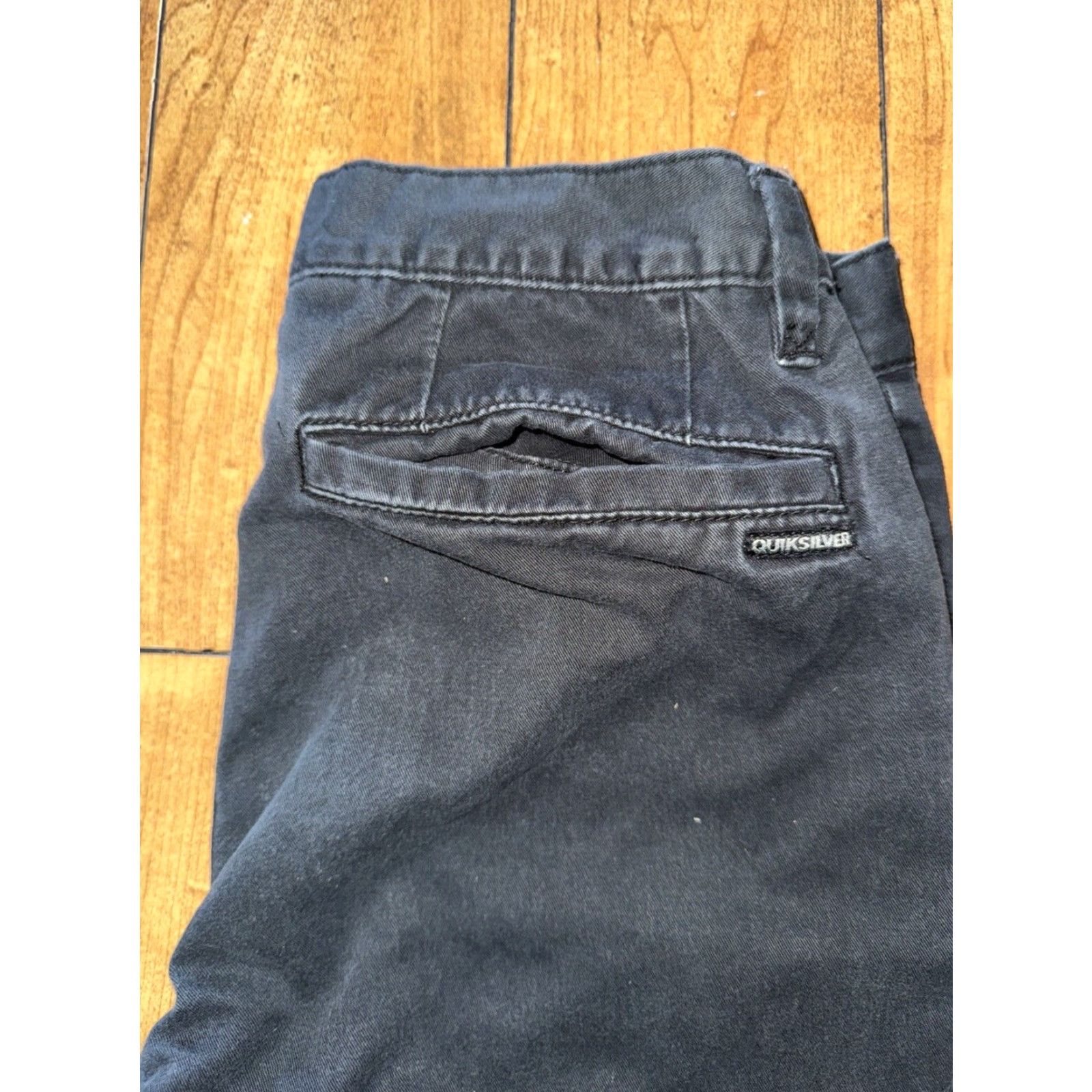 Quiksilver Quicksilver Chino Pants Black 28x29 Men Pants Regular Inseam 29 Chin o Black Men Size US 28 / EU 44 - 2 Thumbnail