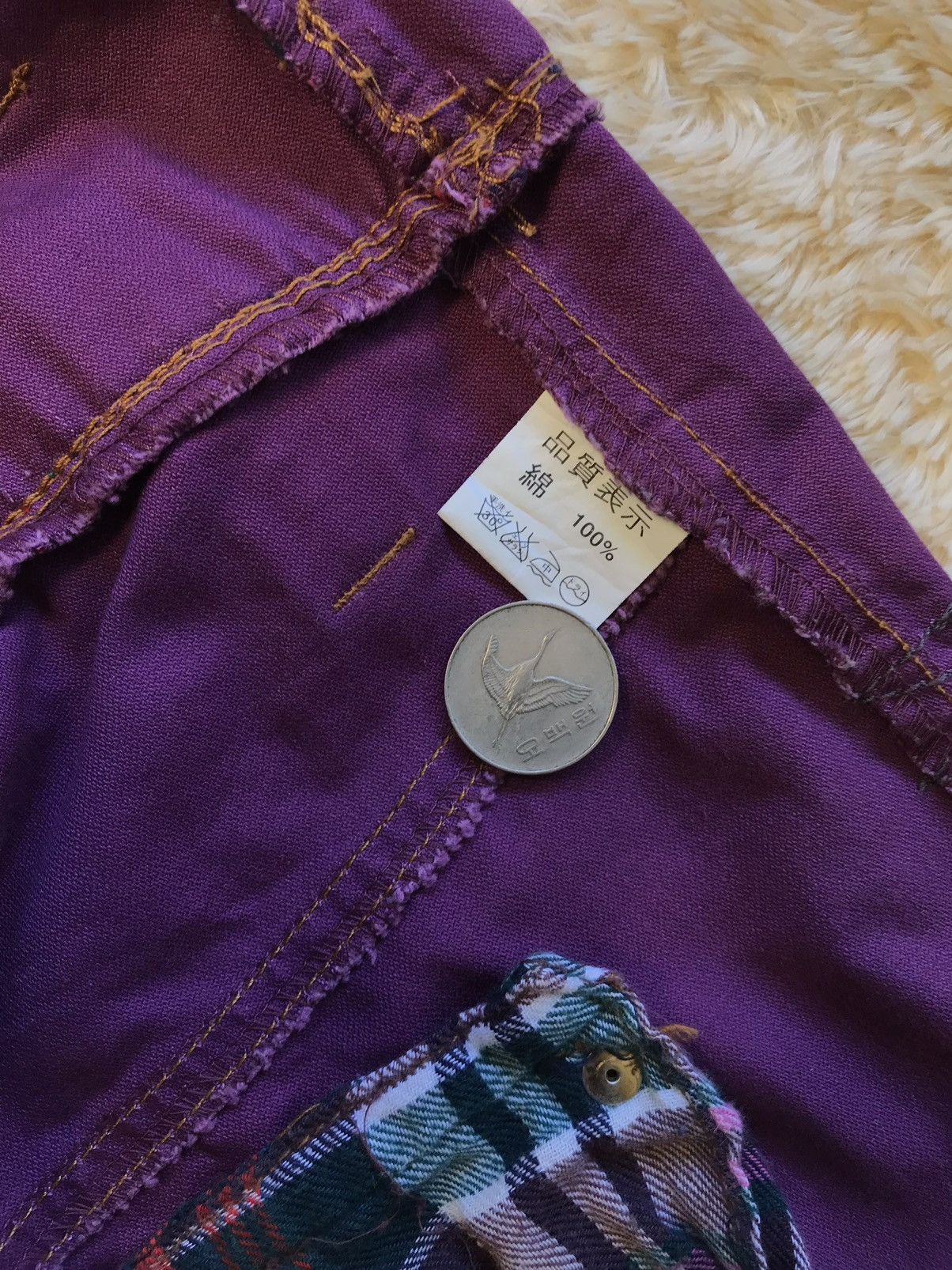 Japanese Brand Breath Mint BRTHBREATH Double Waist Purple Punk Style Size 28" / US 6 / IT 42 - 10 Thumbnail