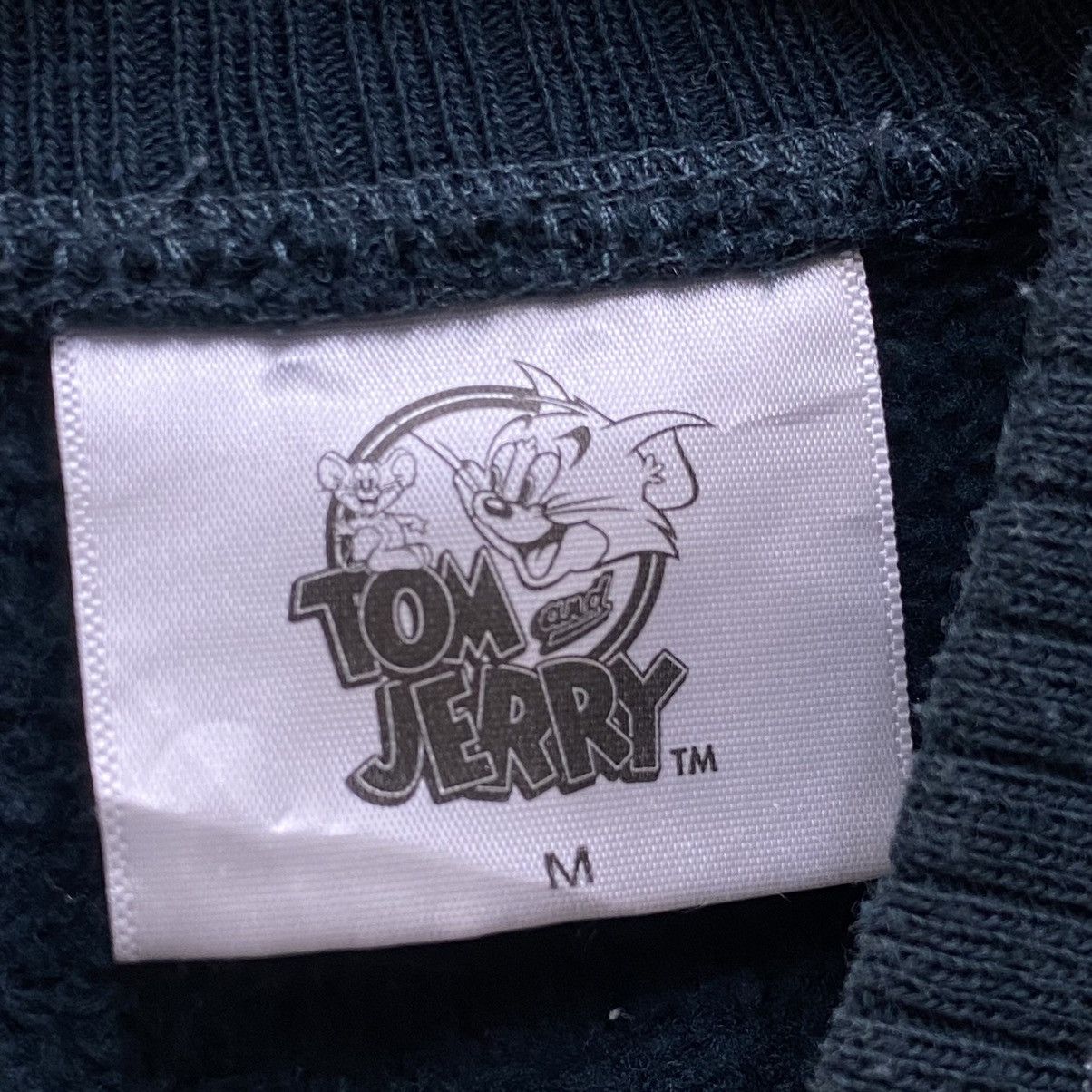 Warner Bros Vintage Tom and Jerry Varsity Jacket Green & Grey Size M Size US M / EU 48-50 / 2 - 12 Thumbnail