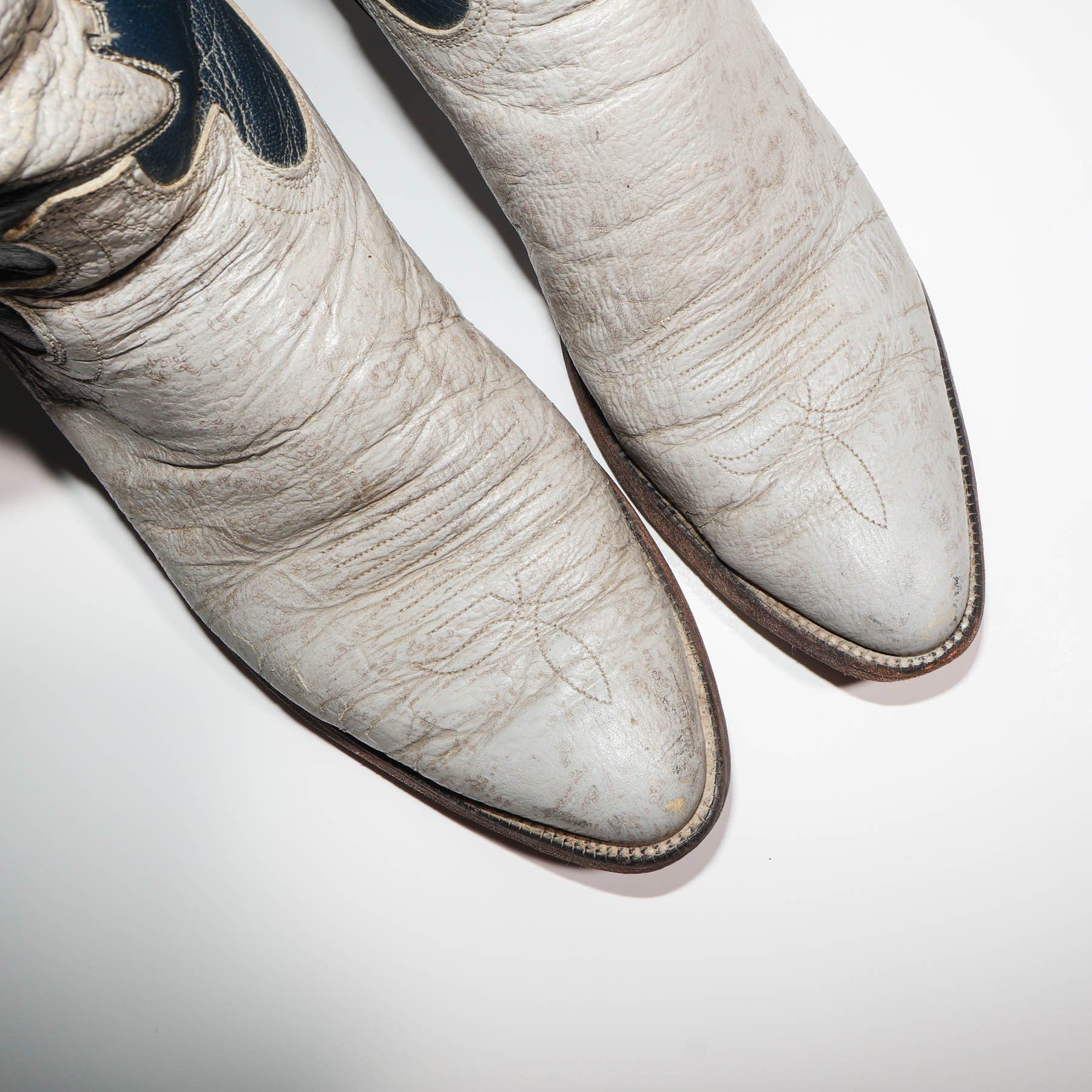 Vintage Vintage 70's Justin Leather Custom Western Cowboy Boots USA Size US 9 / EU 42 - 4 Thumbnail
