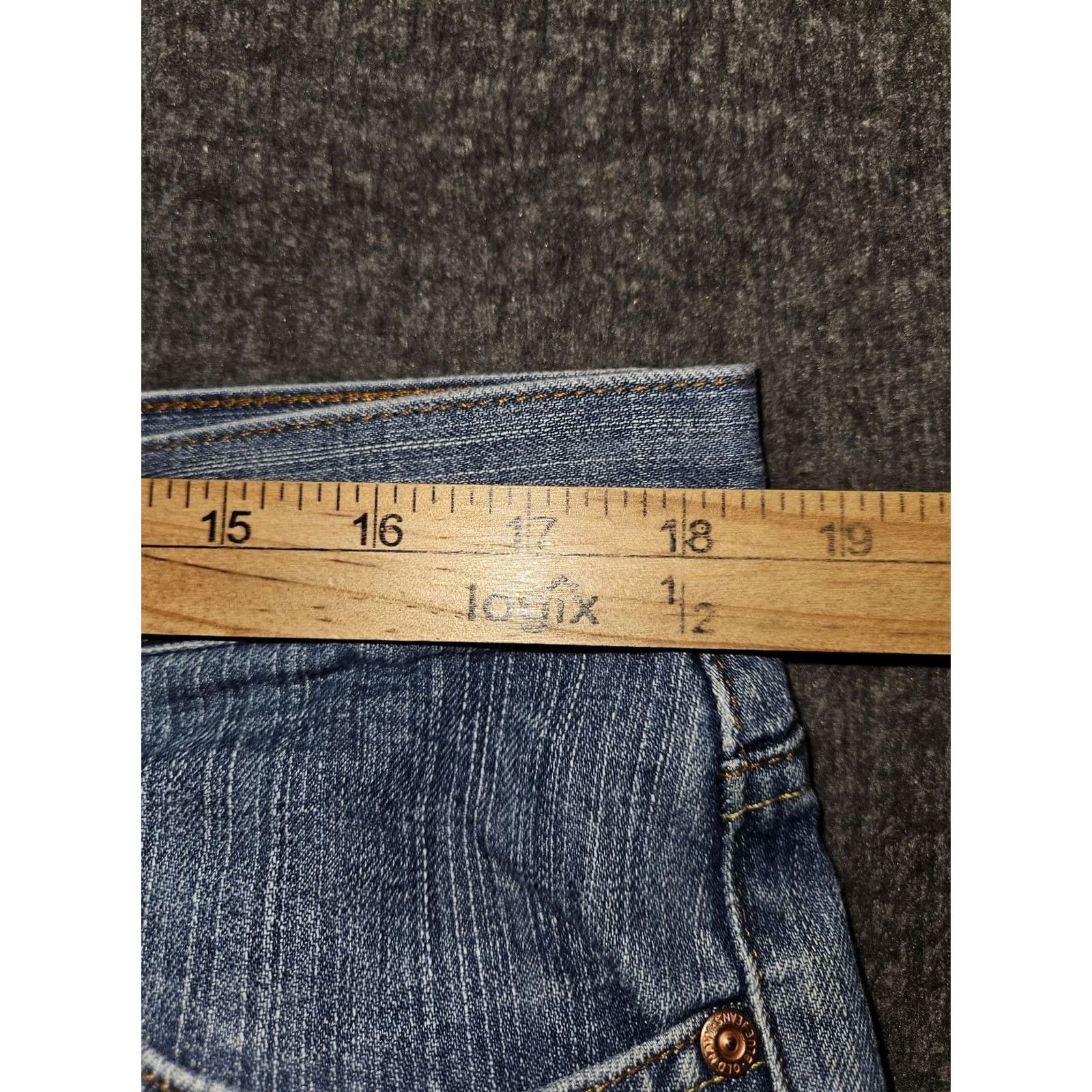 Old Navy VINTAGE Old Navy Jeans Womens 16 Short Wash Mid Rise Bootcut Denim Size 38" / US 16 / IT 52 - 4 Thumbnail