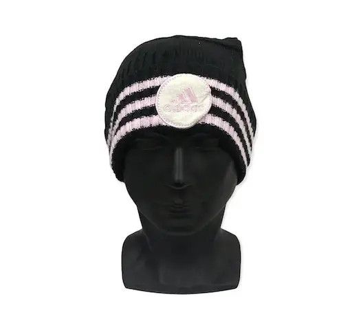 image of Adidas Stripe Design Beanie Hat, Men's
