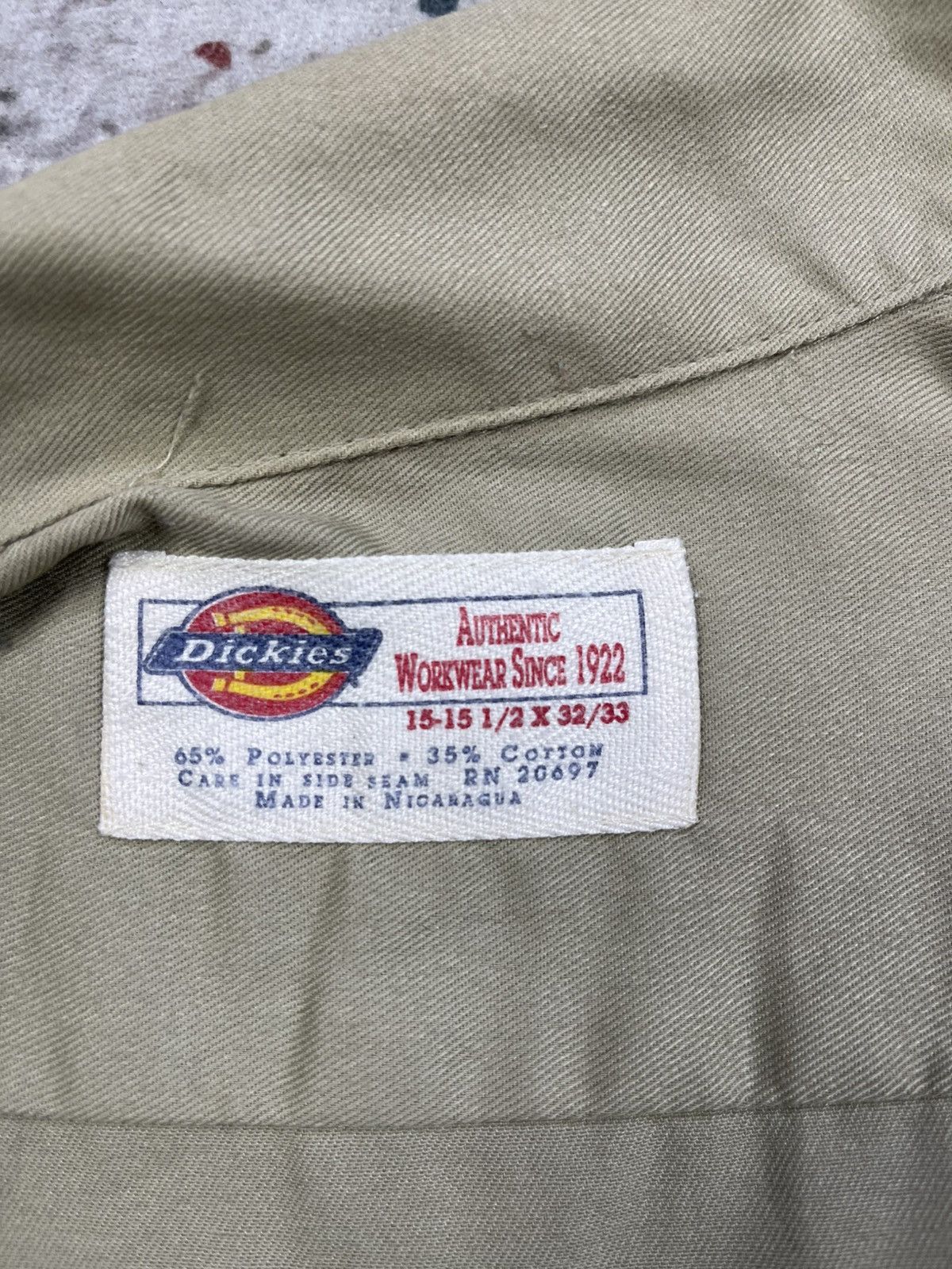 Dickies Vtg Dickies Camo Edge Trim Button Down Work Shirt Size US M / EU 48-50 / 2 - 13 Thumbnail