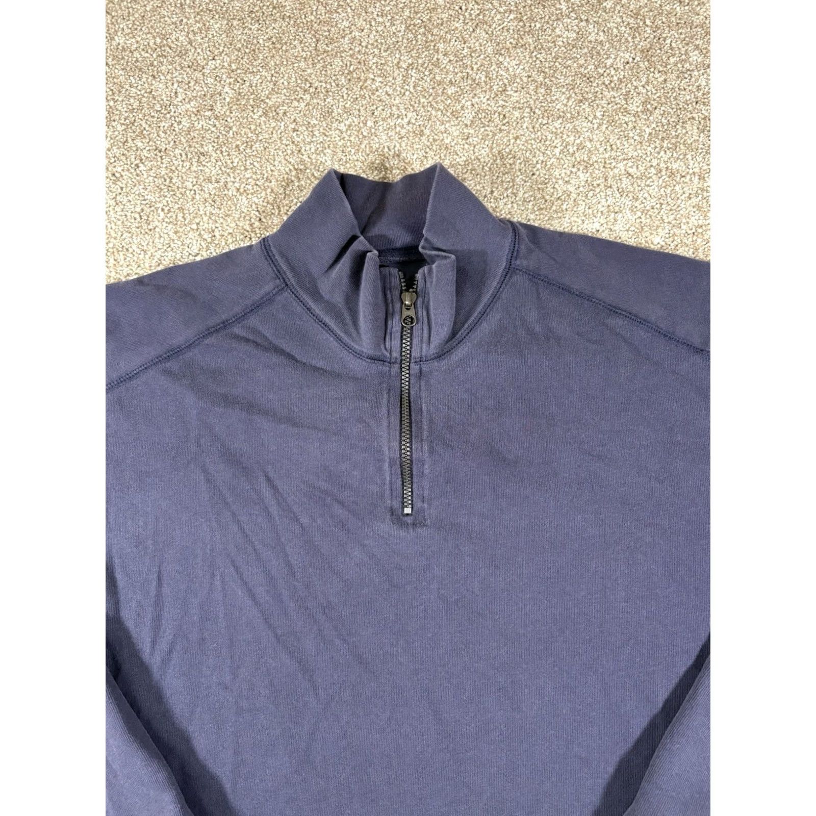 Eddie Bauer VINTAGE Eddie Bauer Quarter Zip Long Sleeve Sweatshirt Navy Blue 100% Cotton Men’s Size Large Embroidered 90s USA Outdoor Size US L / EU 52-54 / 3 - 2 Thumbnail