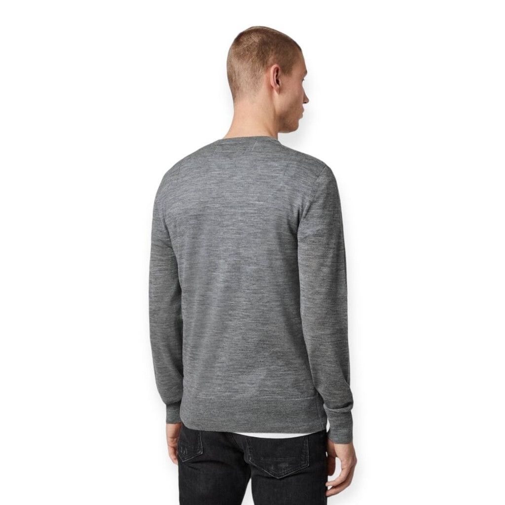 Allsaints Allsaints Mode Merino Crew Sweater in Grey Marl Size US XL / EU 56 / 4 - 2 Thumbnail