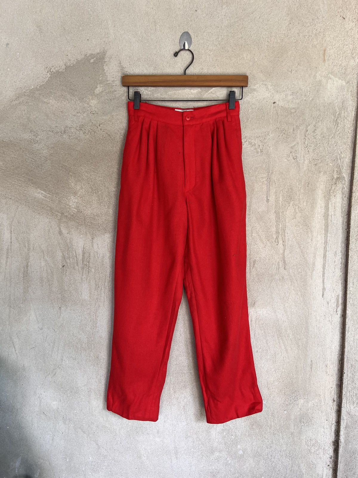 United Colors Of Benetton United Colors Of Benetton Wool Baggy Pant Size 25" / US 0 / IT 36 - 2 Thumbnail