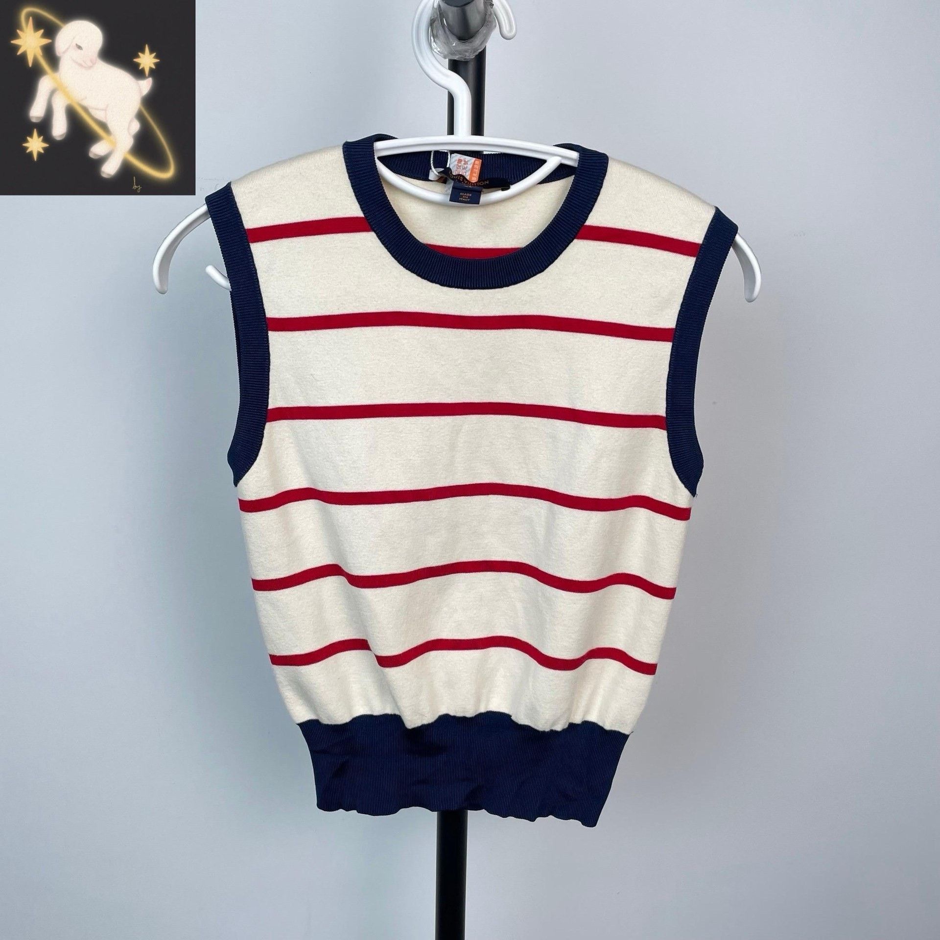 Louis Vuitton Louis Vuitton Blue Tank Top XS Women Size XS / US 0-2 / IT 36-38 - 1 Thumbnail