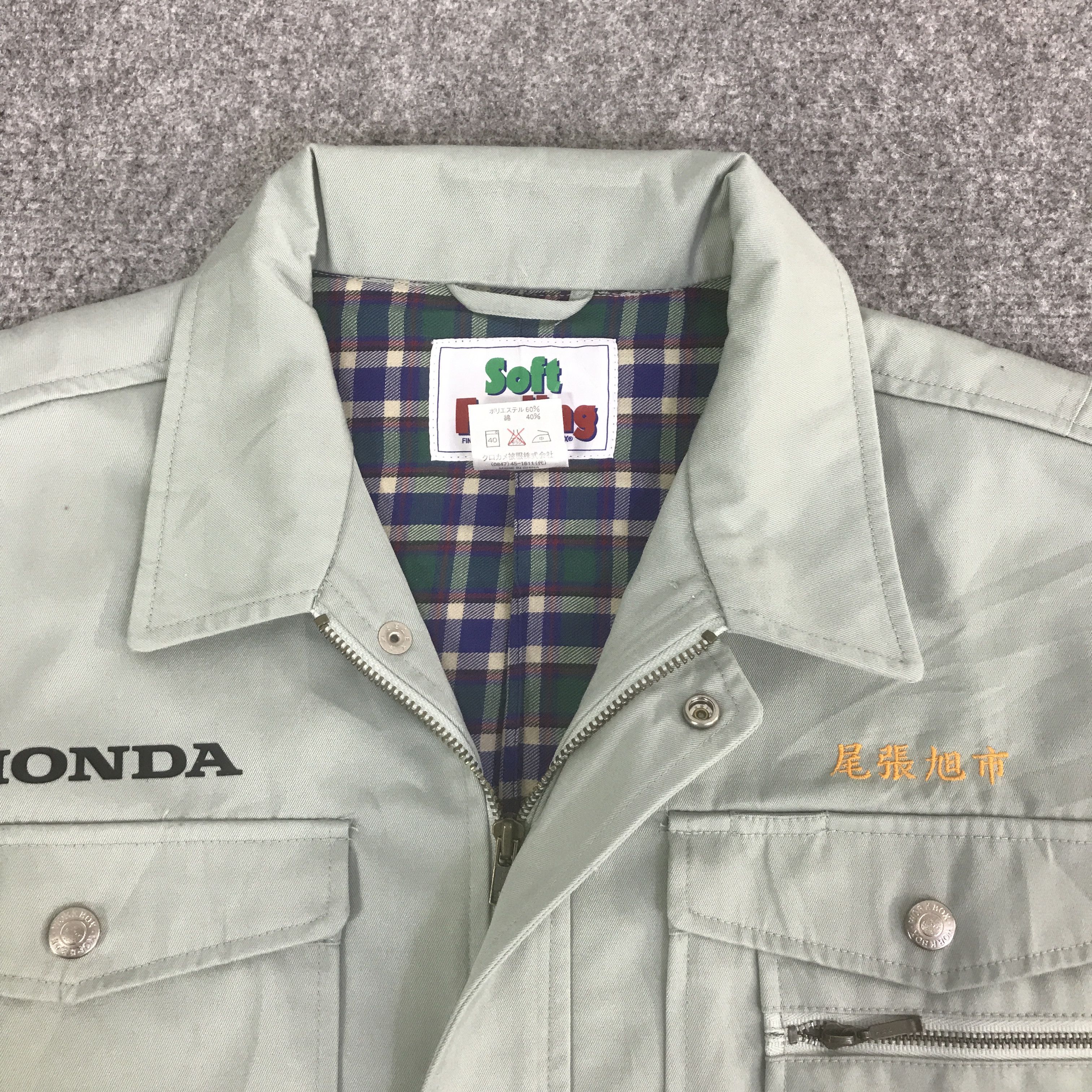 Japanese Brand HONDA RACING UNIFORM F JAPAN CUSTOM JACKET K127B14 Size US L / EU 52-54 / 3 - 9 Thumbnail