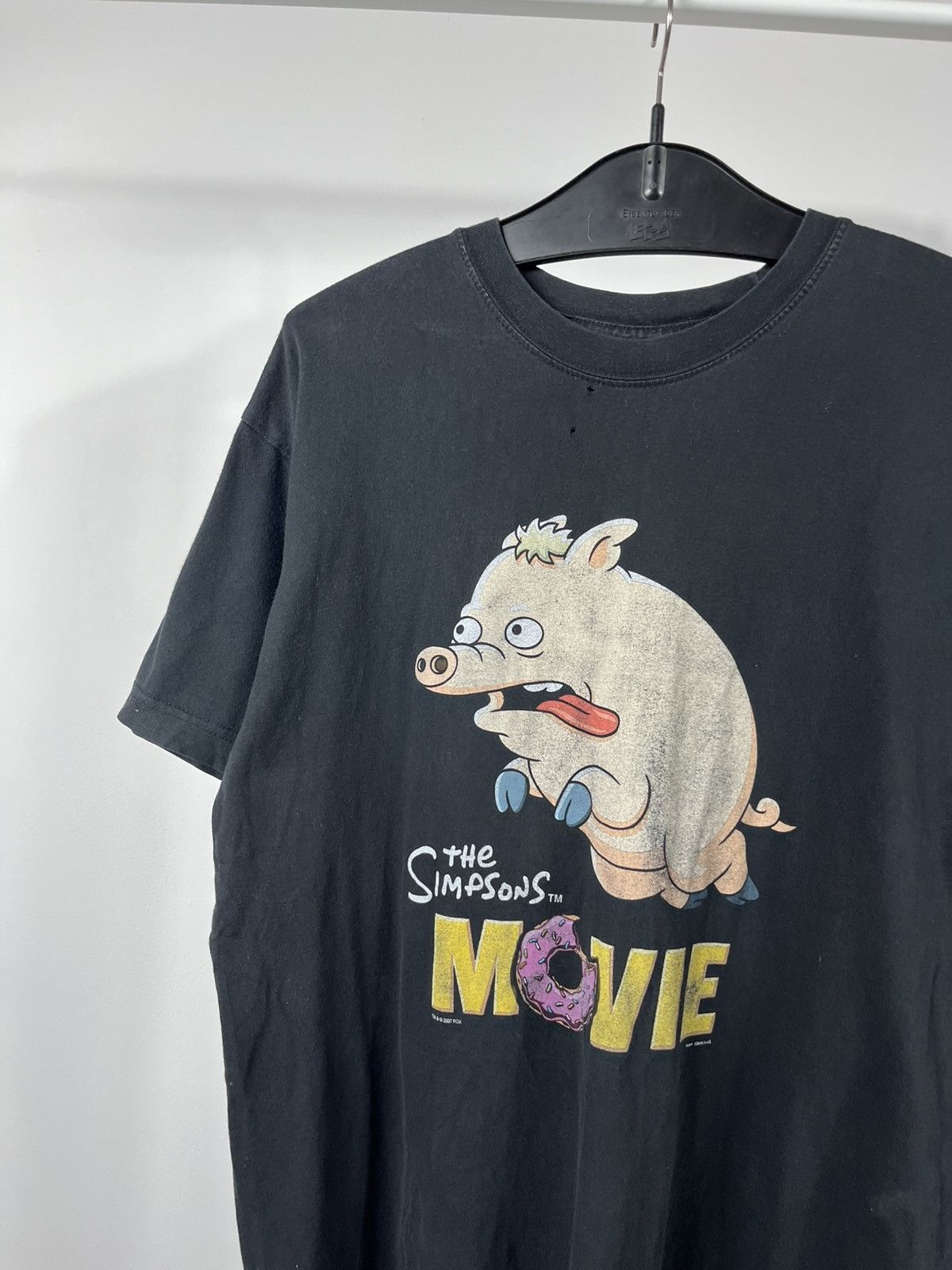 Other Vintage 2007 The Simpsons Movie T-Shirt Spider Pig Black Tee Size US L / EU 52-54 / 3 - 3 Thumbnail
