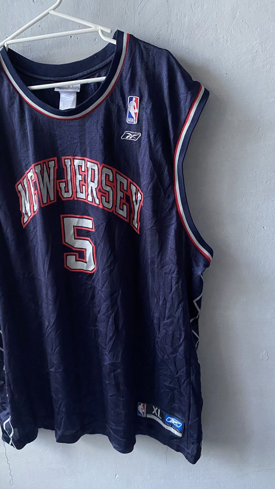Reebok Vintage New Jersey Jason Kidd 5 NBA NETS jersey Size US XL / EU 56 / 4 - 2 Thumbnail