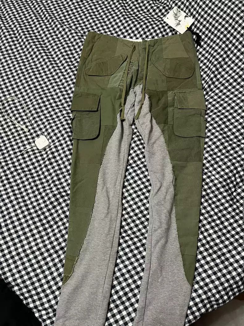 Greg Lauren Spliced design casual pants