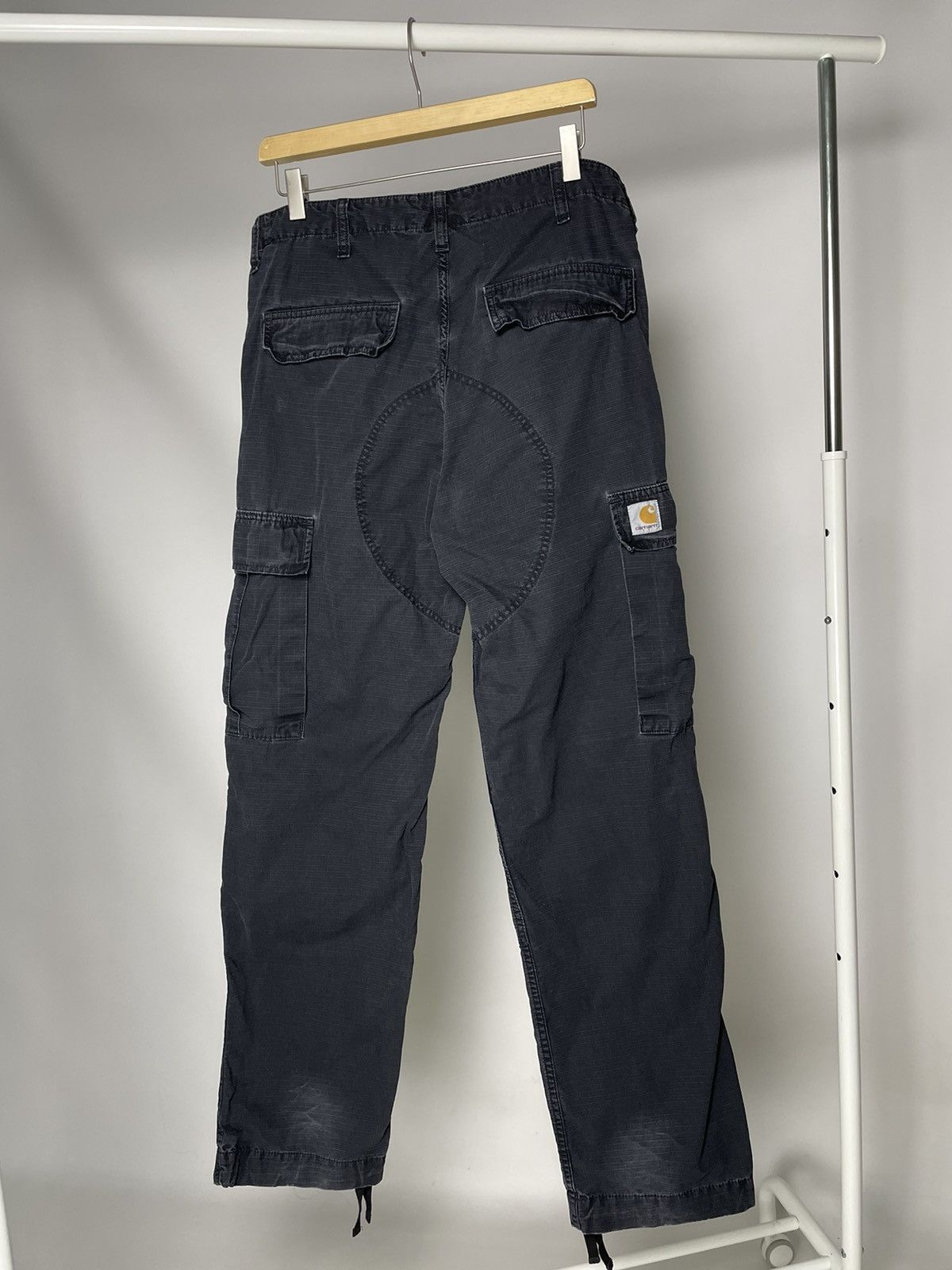 Carhartt Carhartt Vintage Faded Distressed Aviator Cargo Pants Size US 32 / EU 48 - 2 Thumbnail