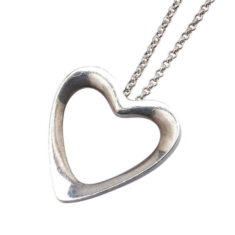 Other Other Georg Jensen Open Heart Necklace SV925 Metal Necklace DUTY FREE for USA Size ONE SIZE - 1 Thumbnail