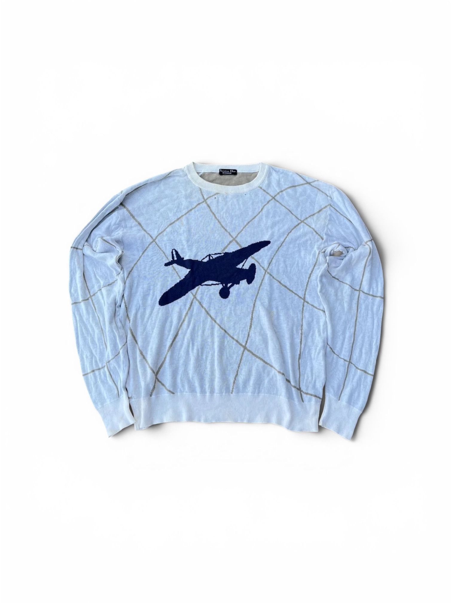 Christian Dior Monsieur Distressed Christian Dior 90s Sweater Size US L / EU 52-54 / 3 - 1 Thumbnail