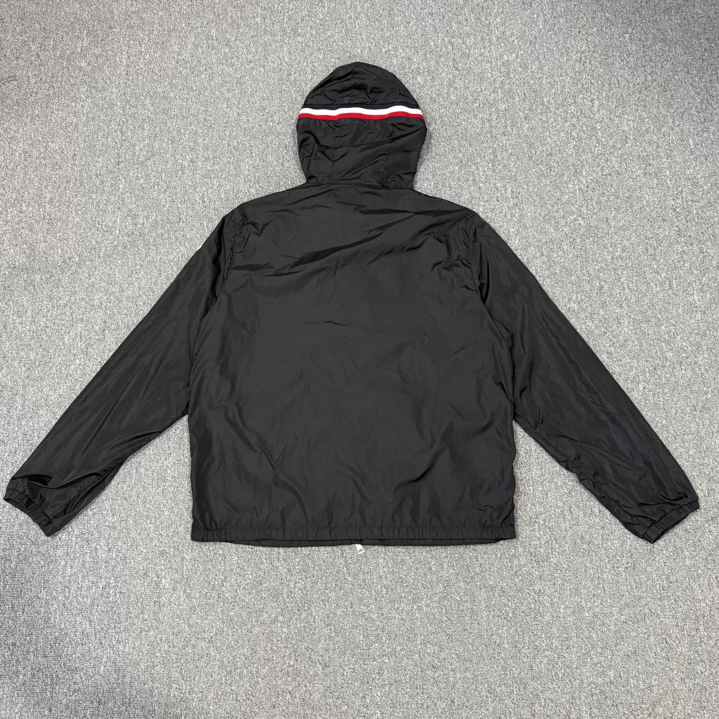Moncler Moncler-Black-Hood-Stripe-Arm-Logo-Nylon-Jacket-5 Size US XXL / EU 58 / 5 - 2 Thumbnail