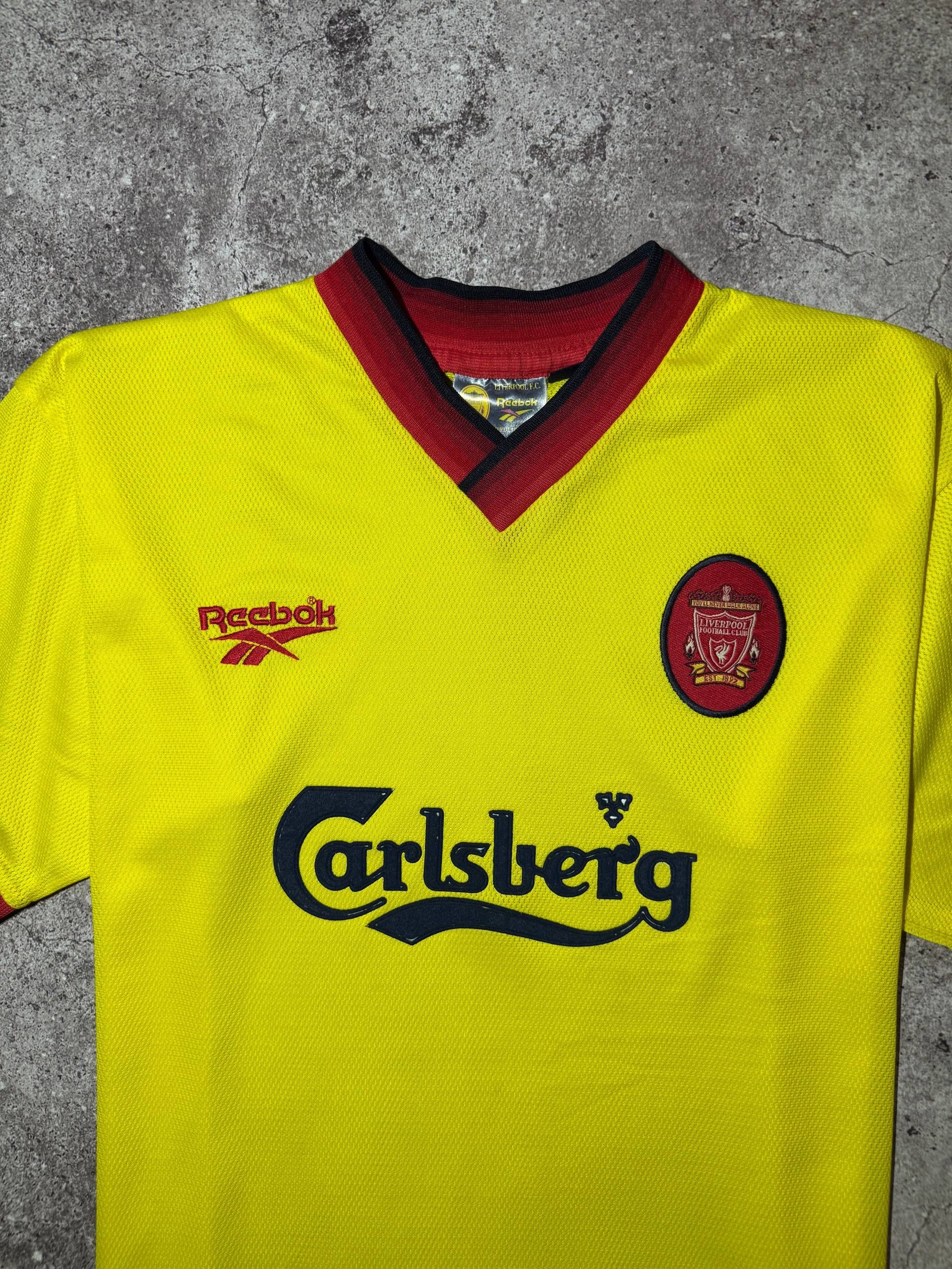 Reebok Liverpool 1997/99 Reebok Away Football T-shirt Soccer Jersey Size US M / EU 48-50 / 2 - 2 Thumbnail