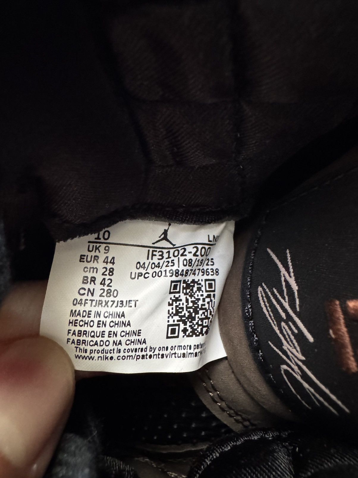 A Ma Maniere × Nike Jordan 4 Retro x A Ma Maniére “Dark Mocha” Size US 10 / EU 43 - 9 Thumbnail