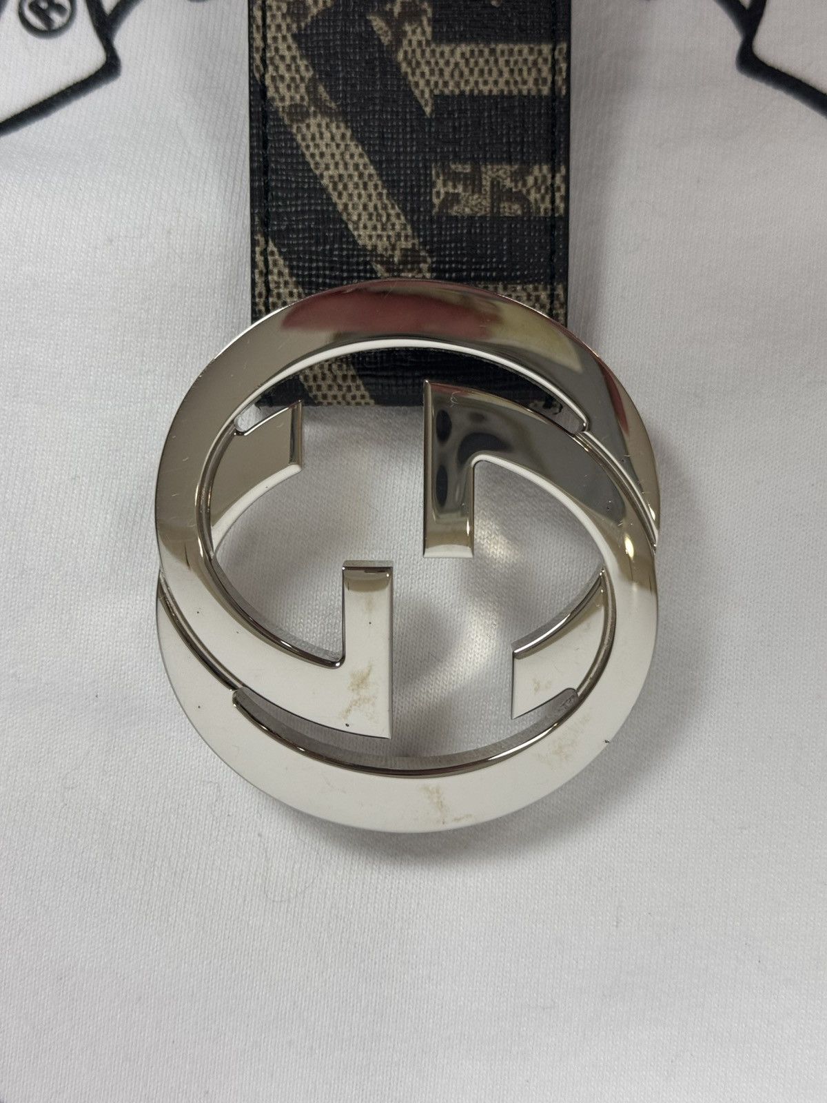 Designer × Gucci Gucci Belt Camo 32-34 Size 32 - 9 Thumbnail