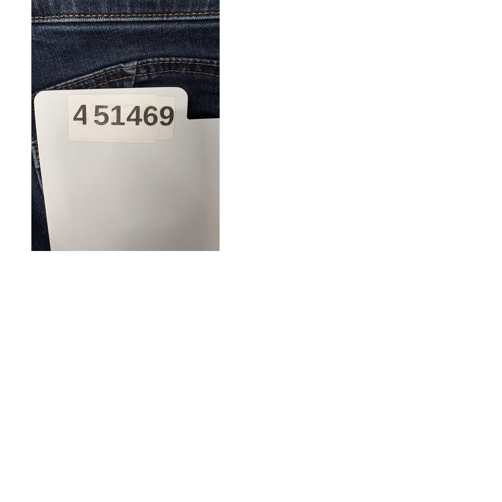Vintage Democracy Jeans Straight Womens 6 Blue Dark Wash Mid Rise Stretch Size 28" / US 6 / IT 42 - 9 Thumbnail